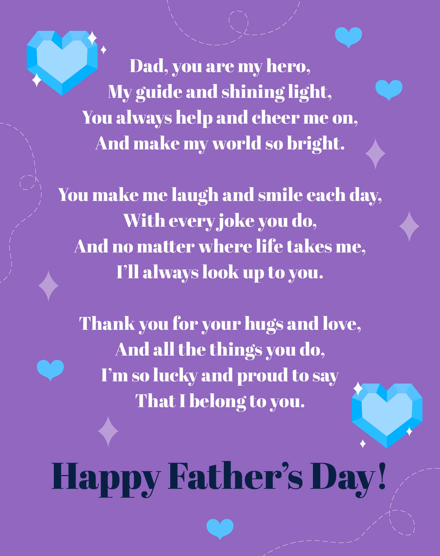 Fathers Day Poem From Daughter