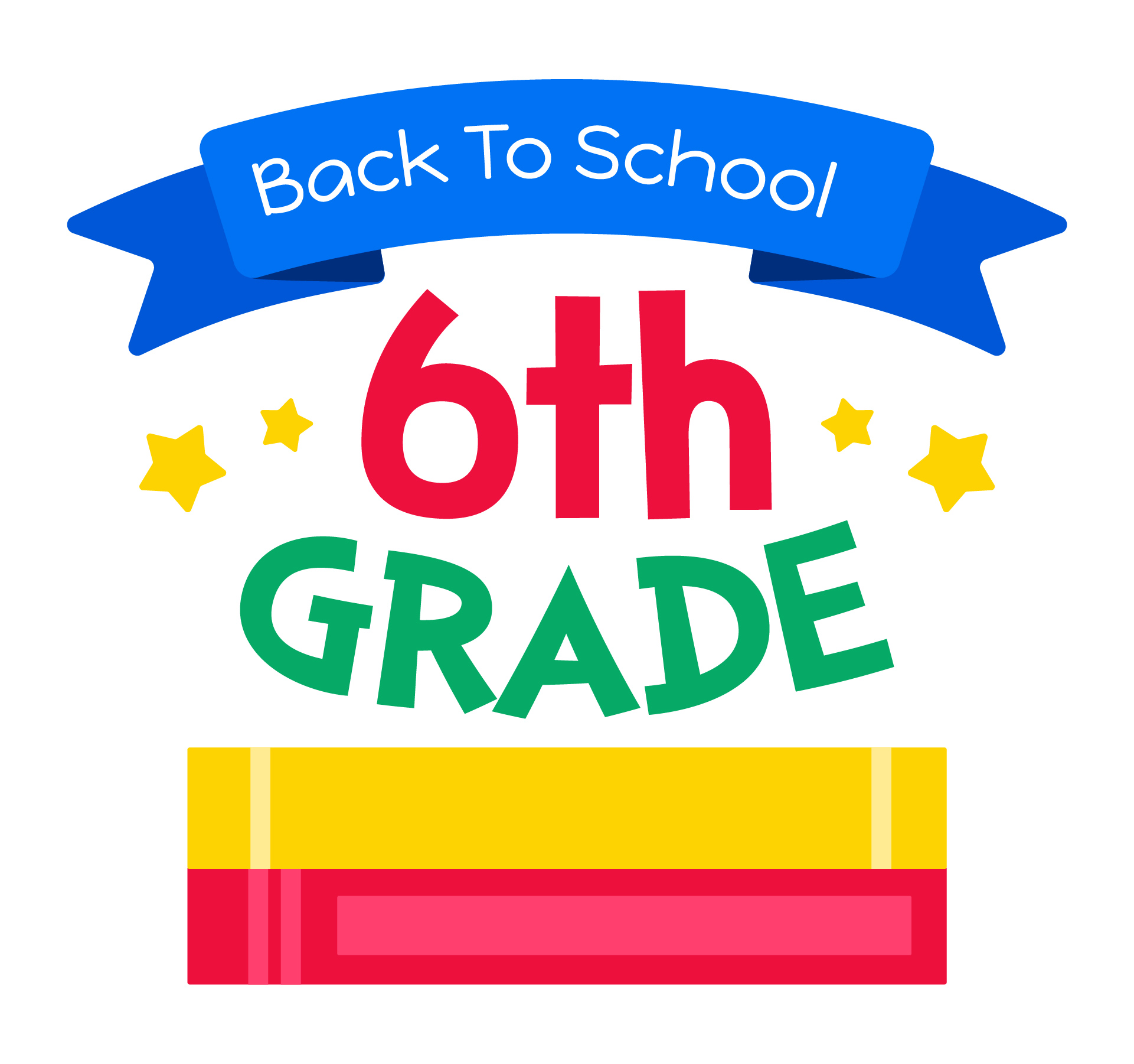 Back to School 6th Grade Sign Template Back to School 6th Grade Sign Template