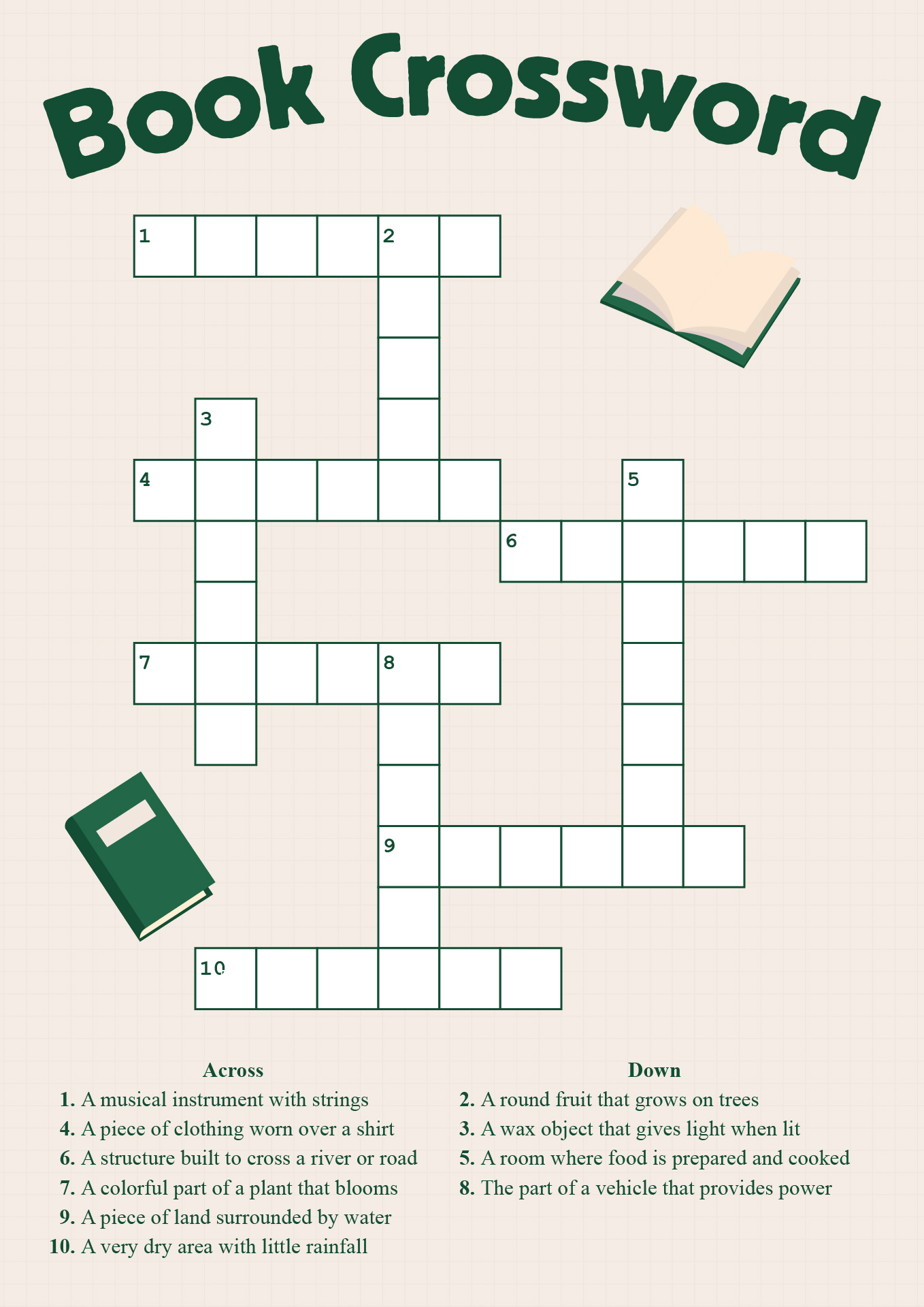 Crossword Puzzle Books Printable