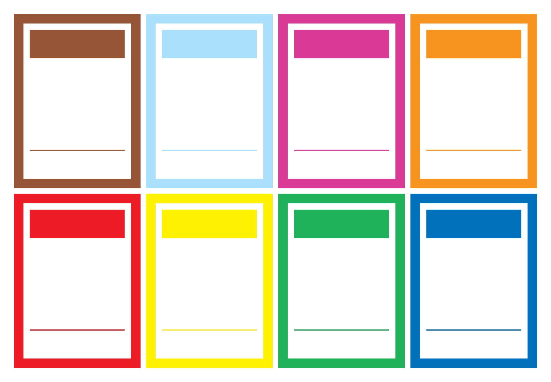 DIY Blank Monopoly Cards DIY Blank Monopoly Cards