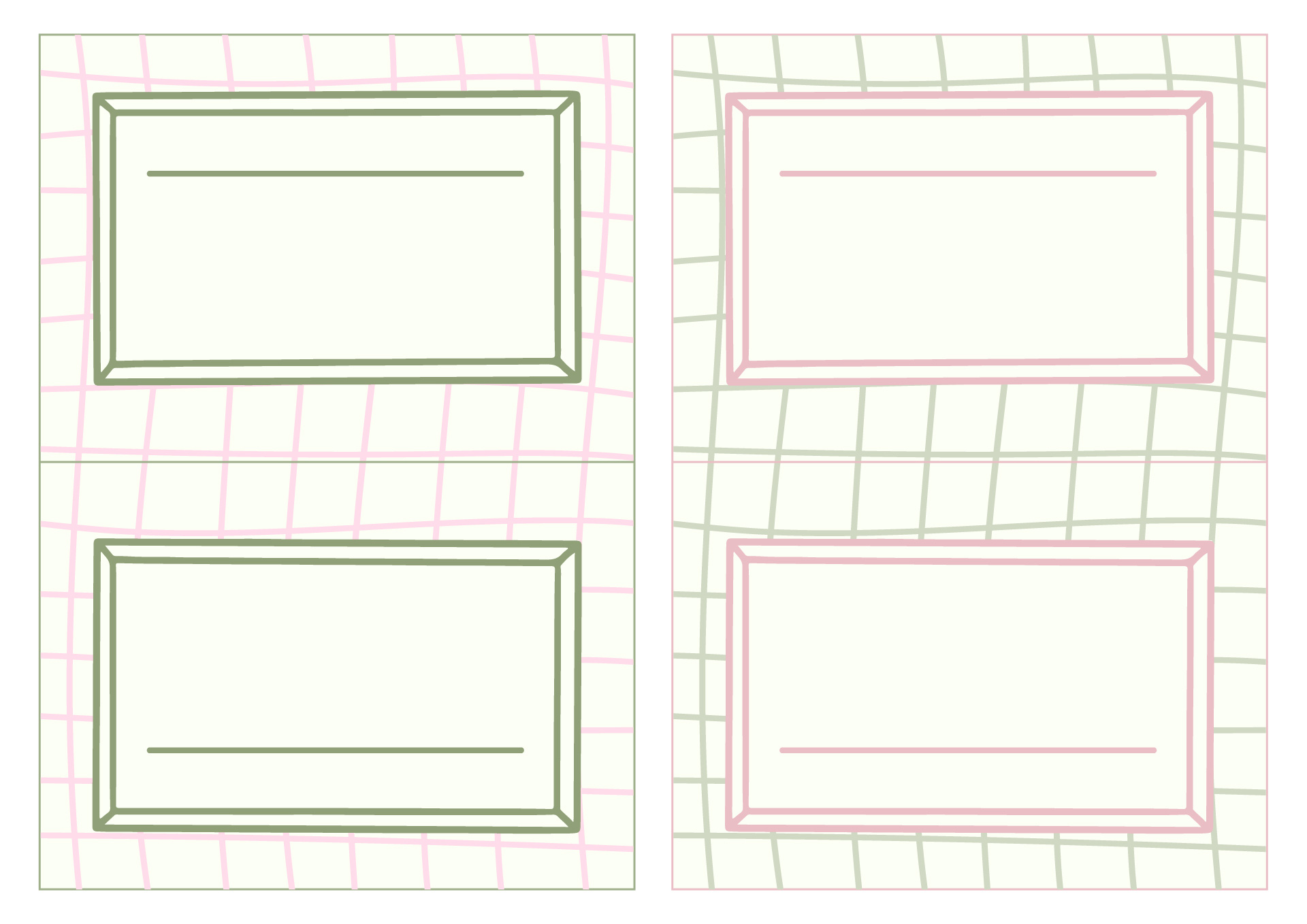 DIY Printable Table Name Plates for Meetings