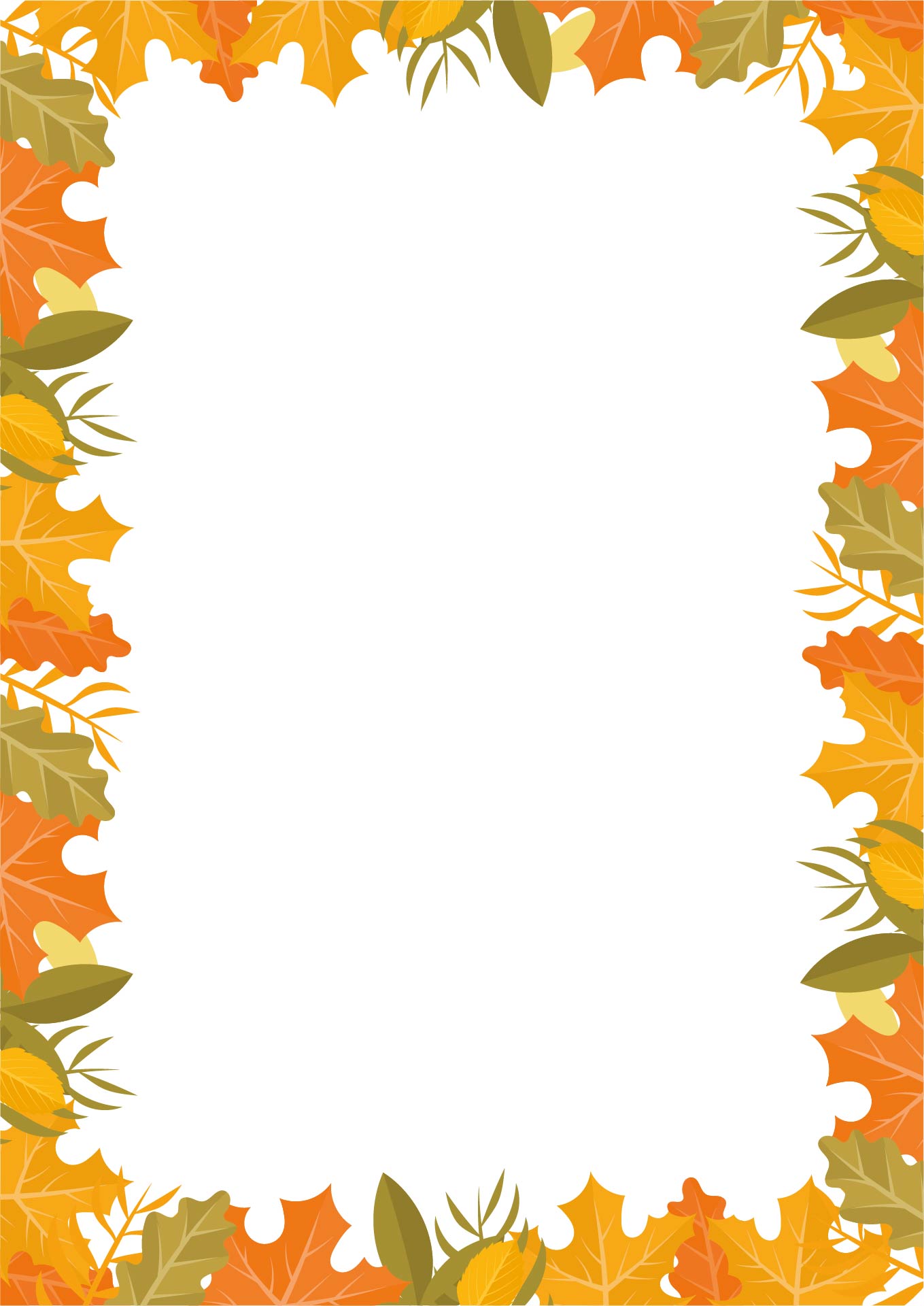 Fall Theme Border Graphics Fall Theme Border Graphics