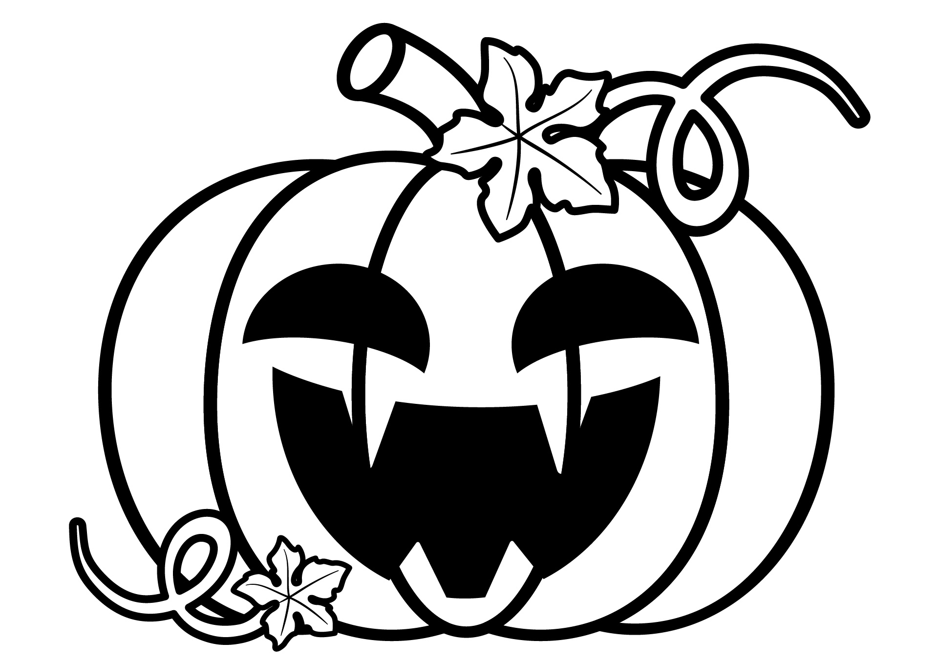 Halloween Pumpkin Coloring Pages