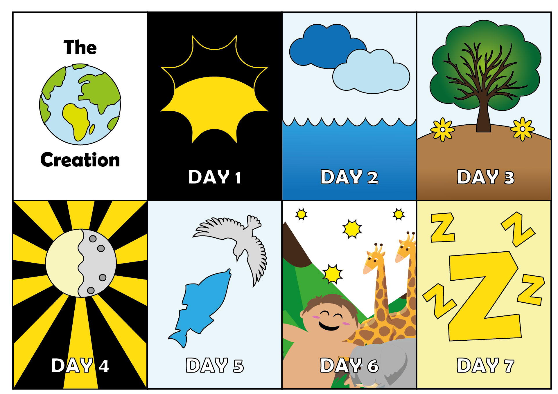 Kids Creation Story Booklet Kids Creation Story Booklet