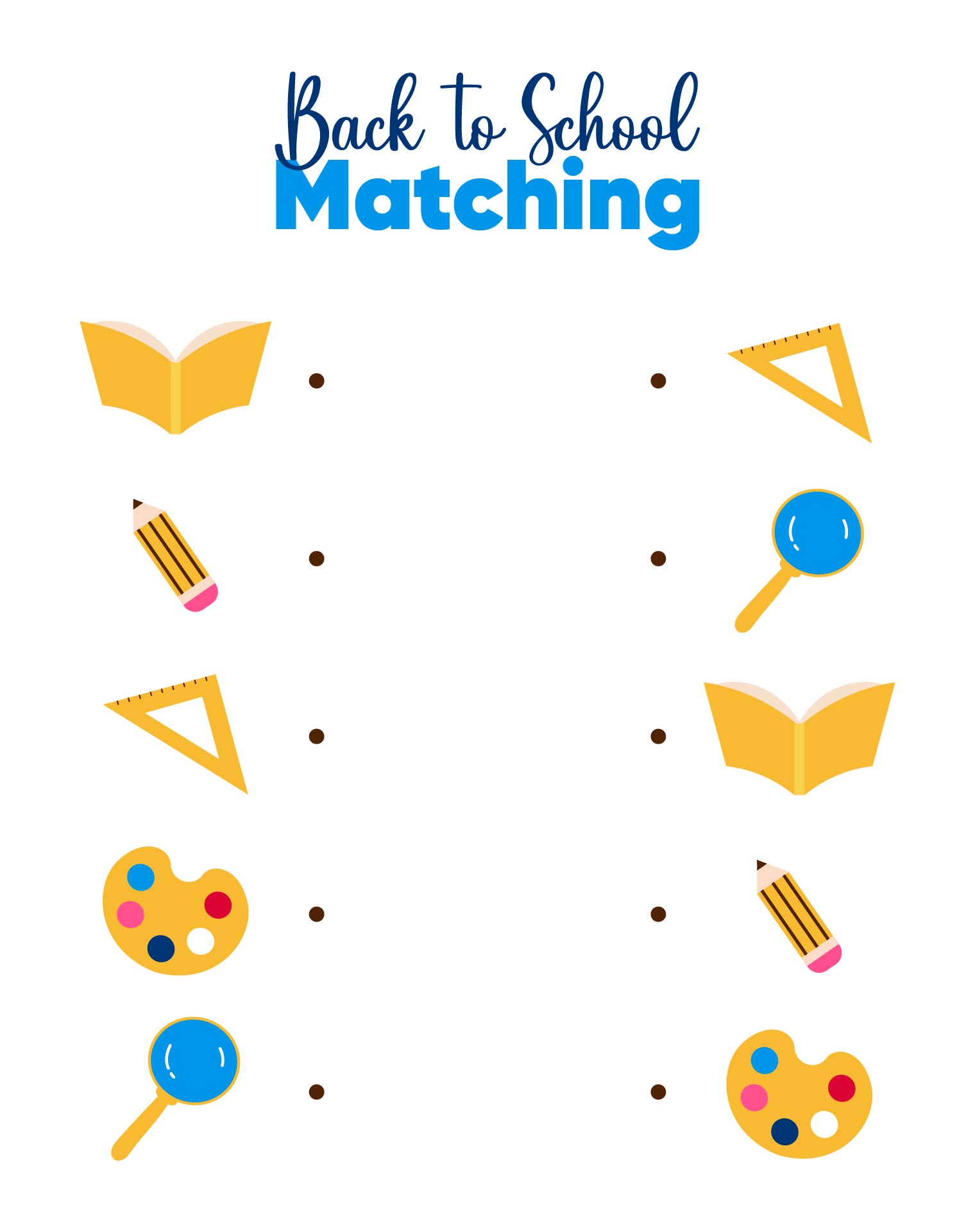 Kindergarten Back to School Activity Sheets