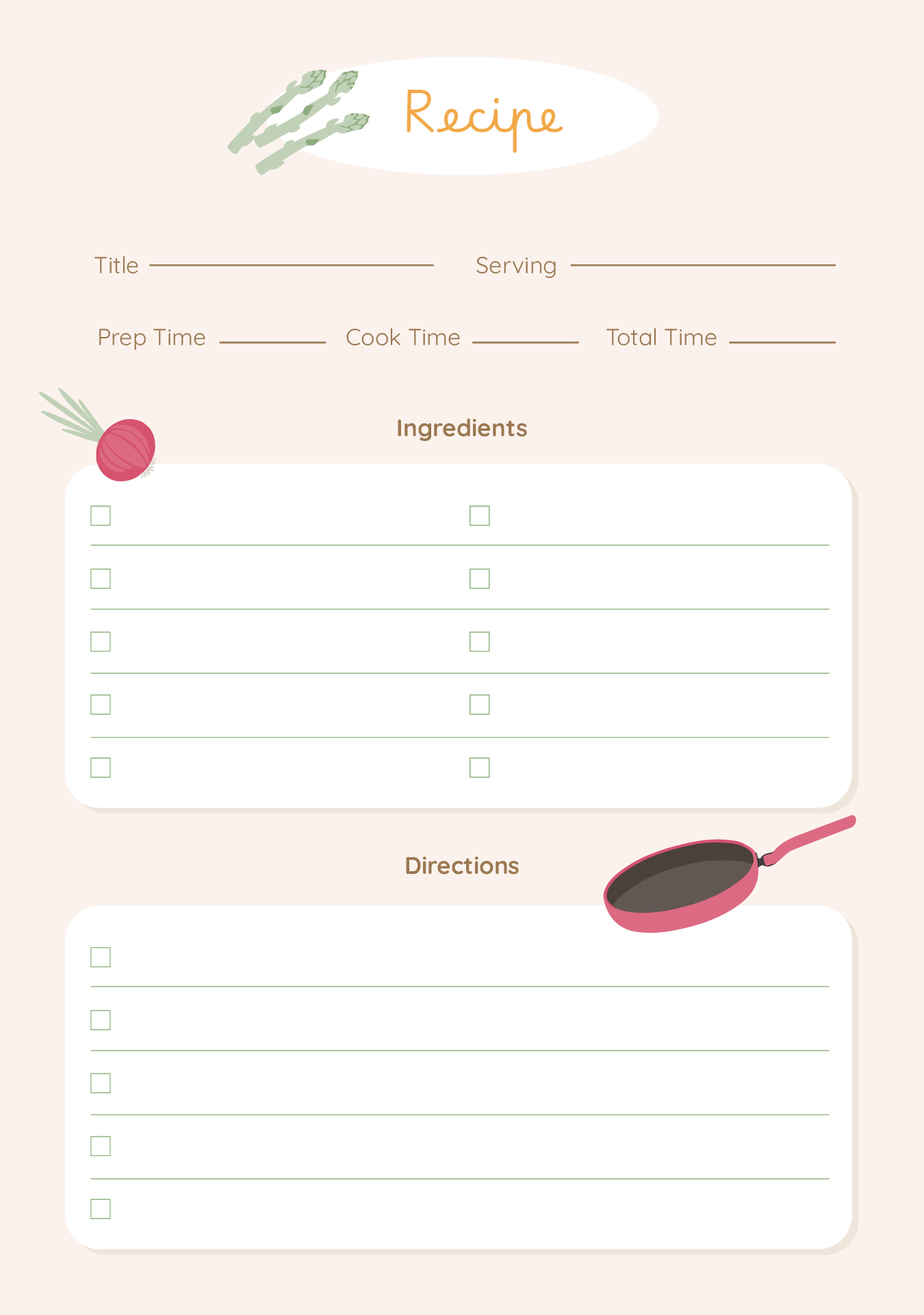 Kitchen Printable Blank Recipe Forms Kitchen Printable Blank Recipe Forms
