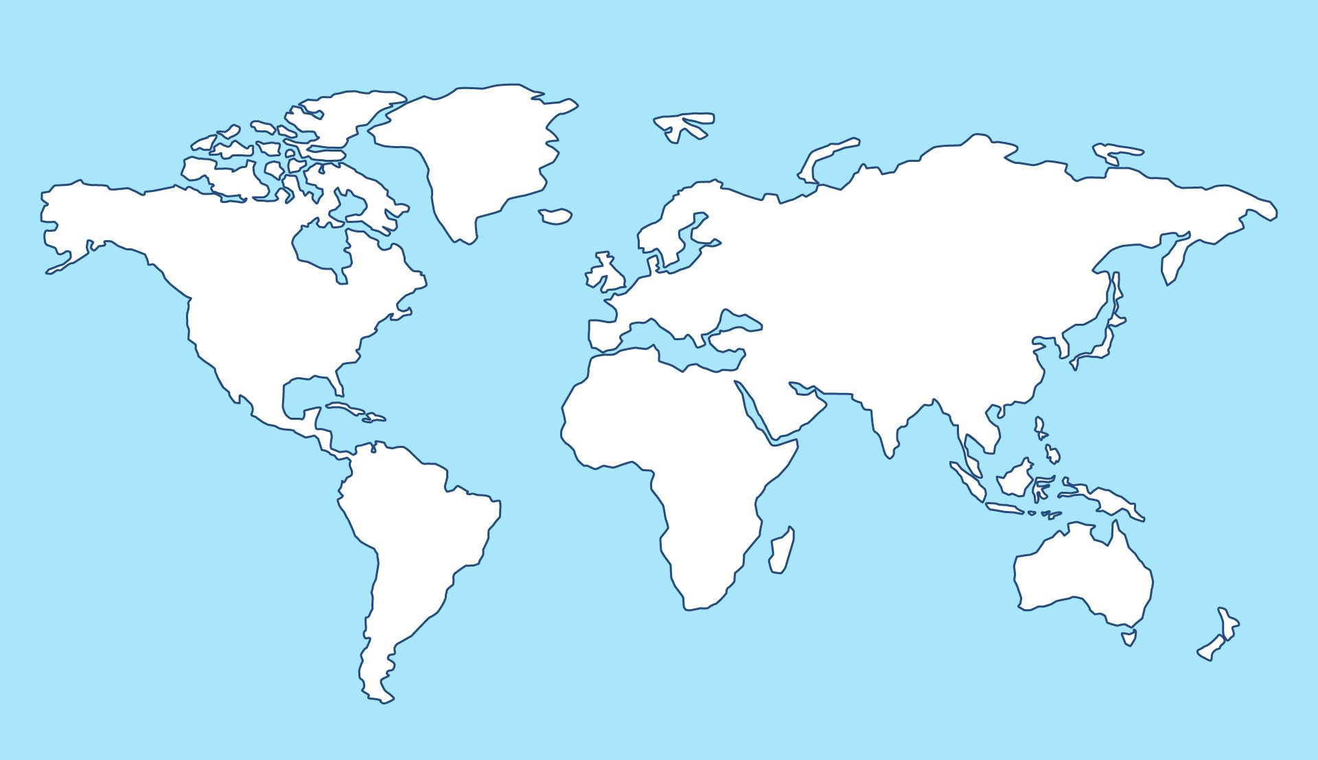 Large Printable Blank World Map Large Printable Blank World Map