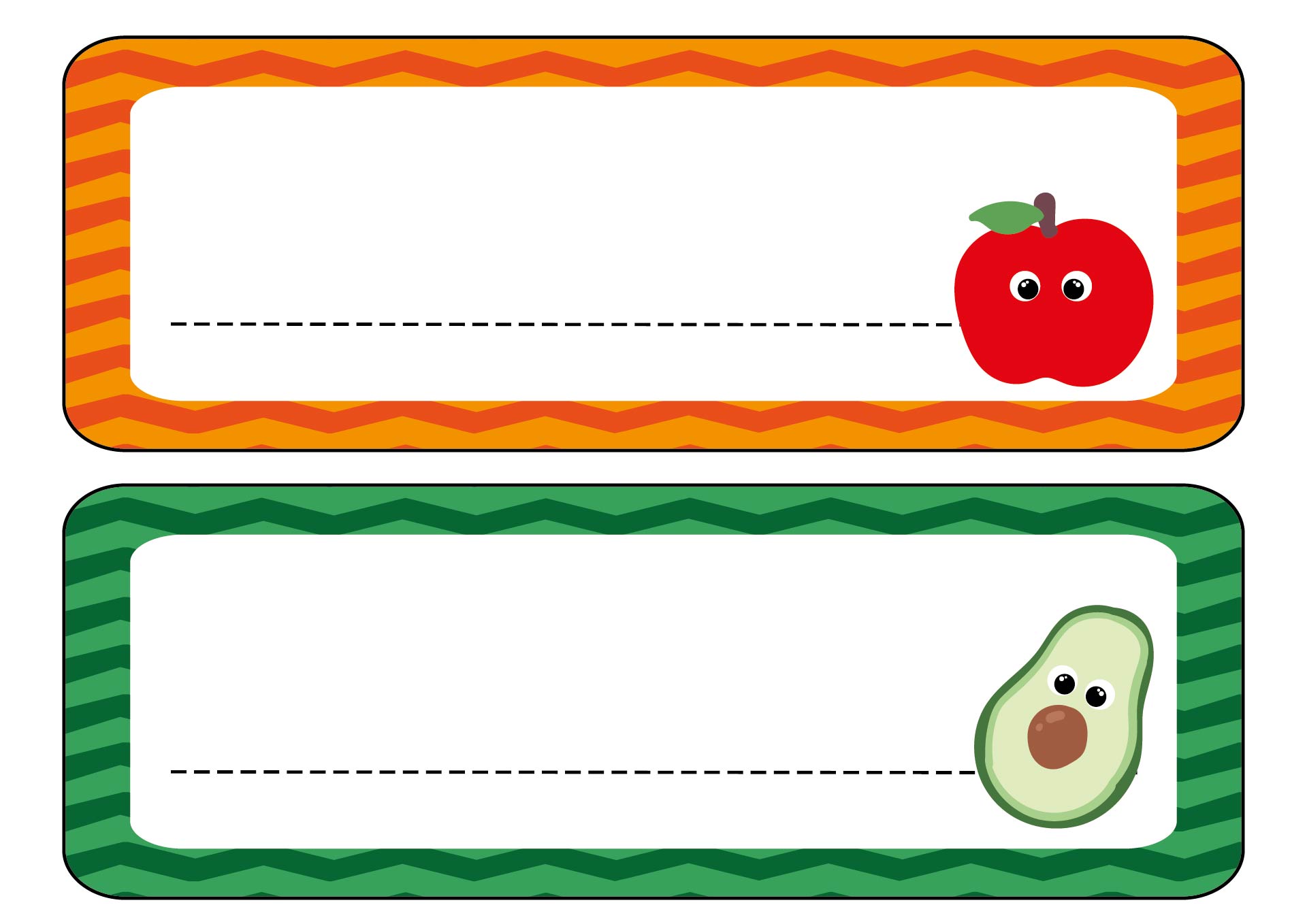 Name Tags for Preschool Classroom Supplies