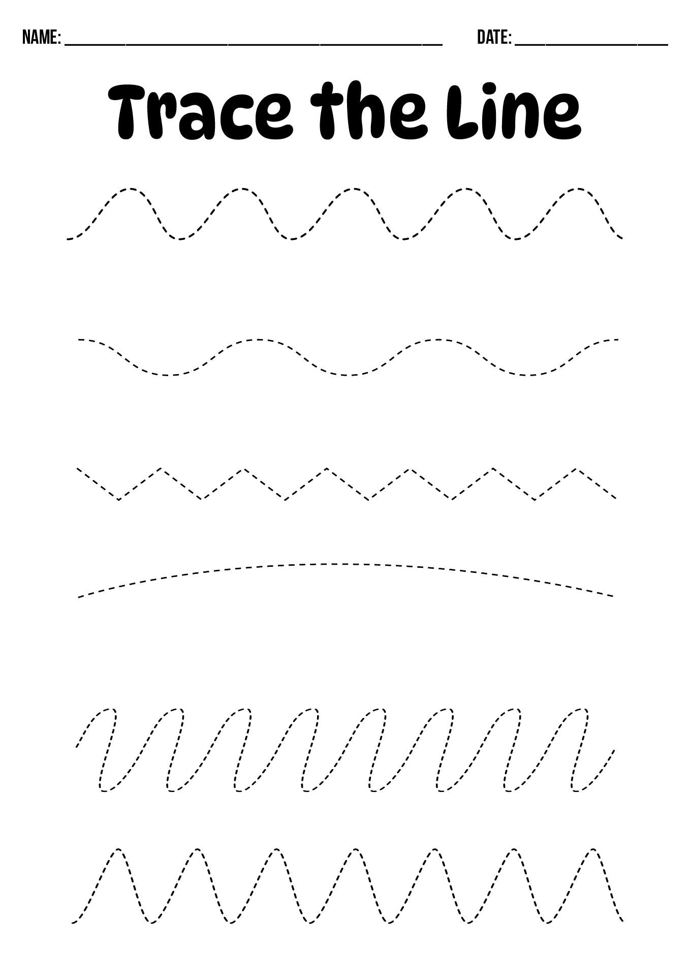 Preschool Daily Learning Sheets Printable