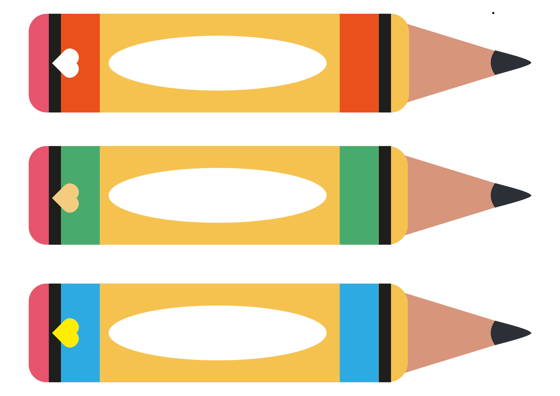 Preschool Desk Name Plates Printable