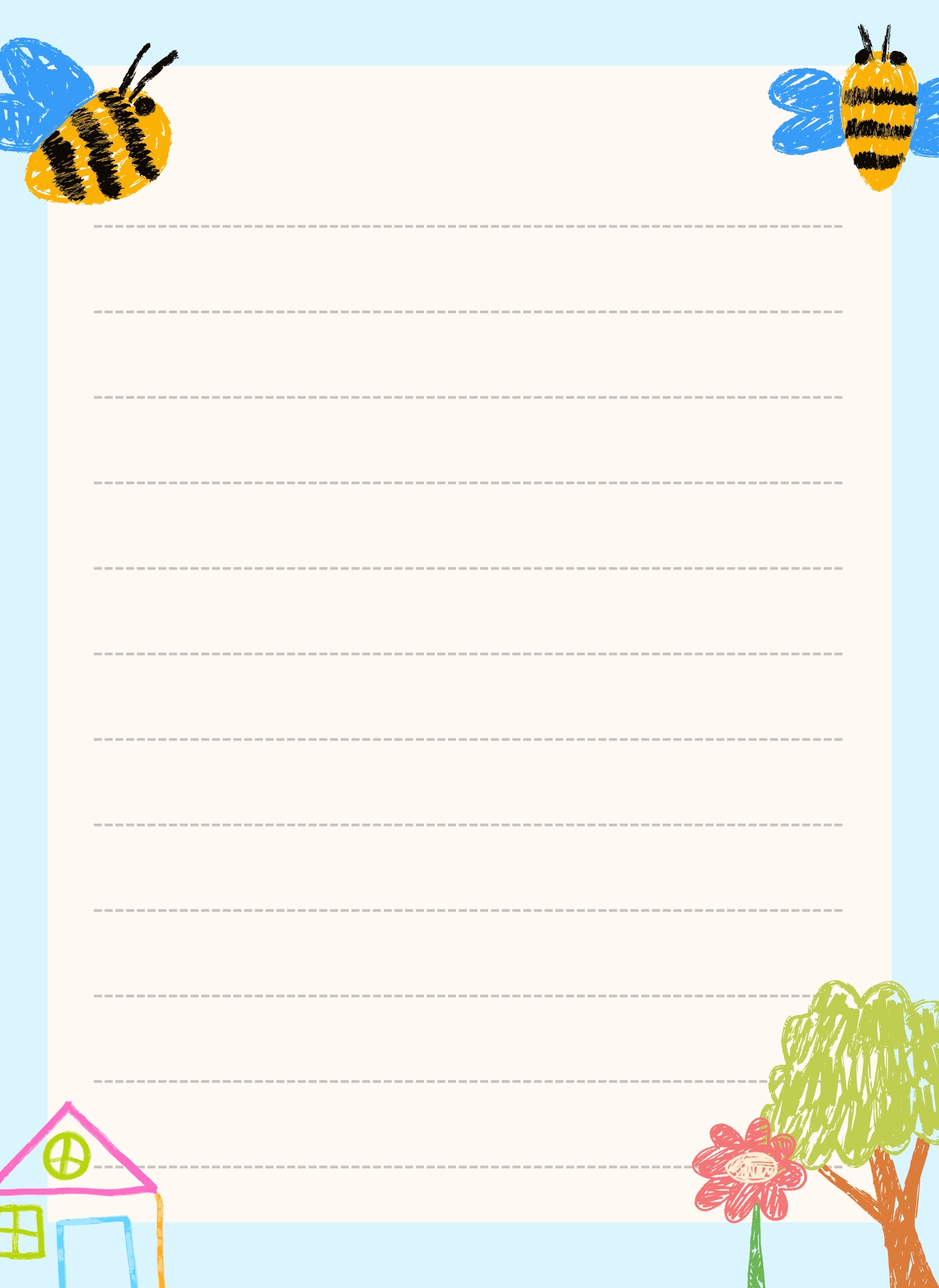 Preschool Thematic Border Frame Printables Preschool Thematic Border Frame Printables