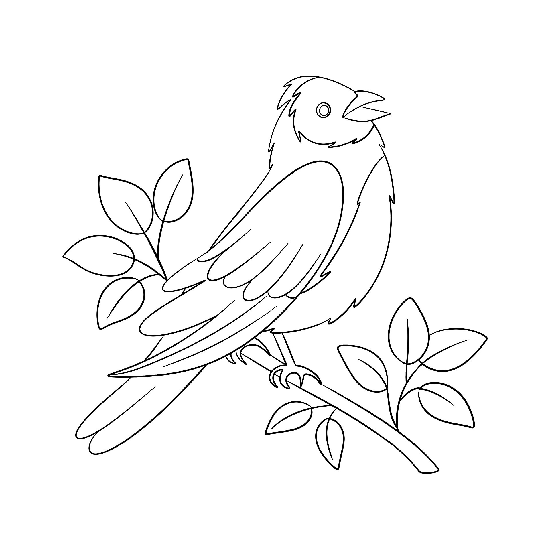 Printable Bird Coloring Pages for Nature Studies Printable Bird Coloring Pages for Nature Studies
