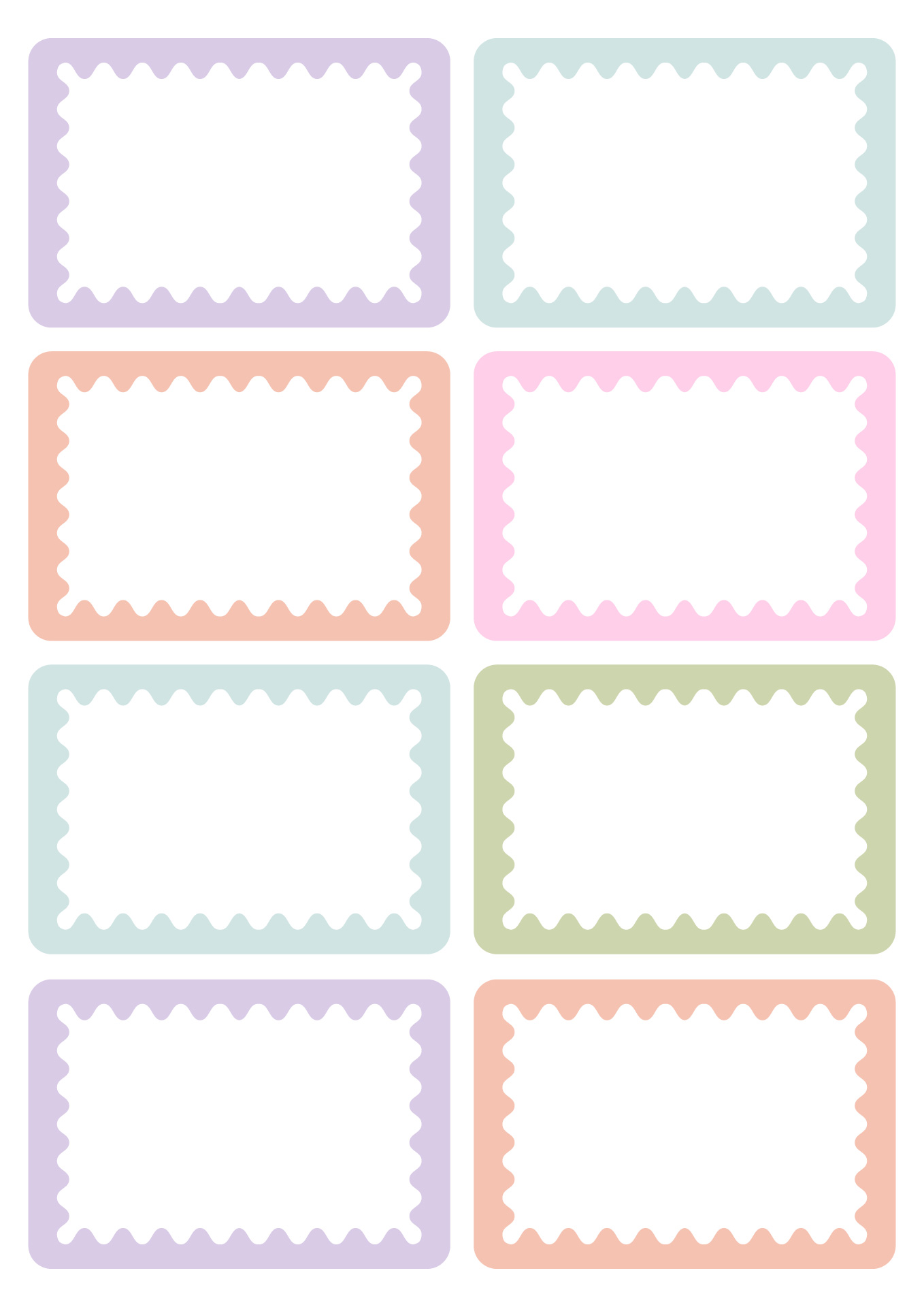 Printable Blank Name Badge Templates