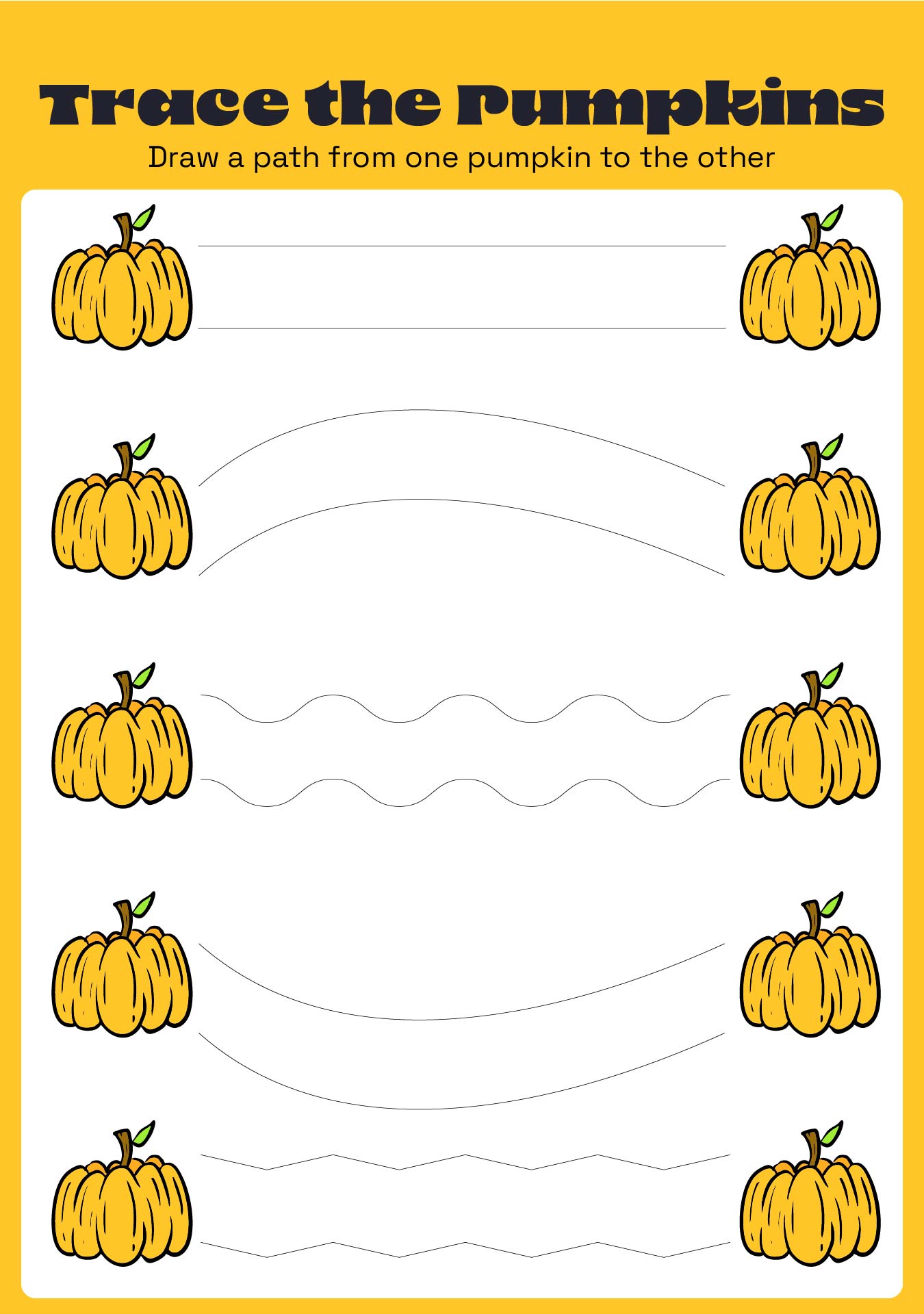 Pumpkin Themed Preschool Worksheets