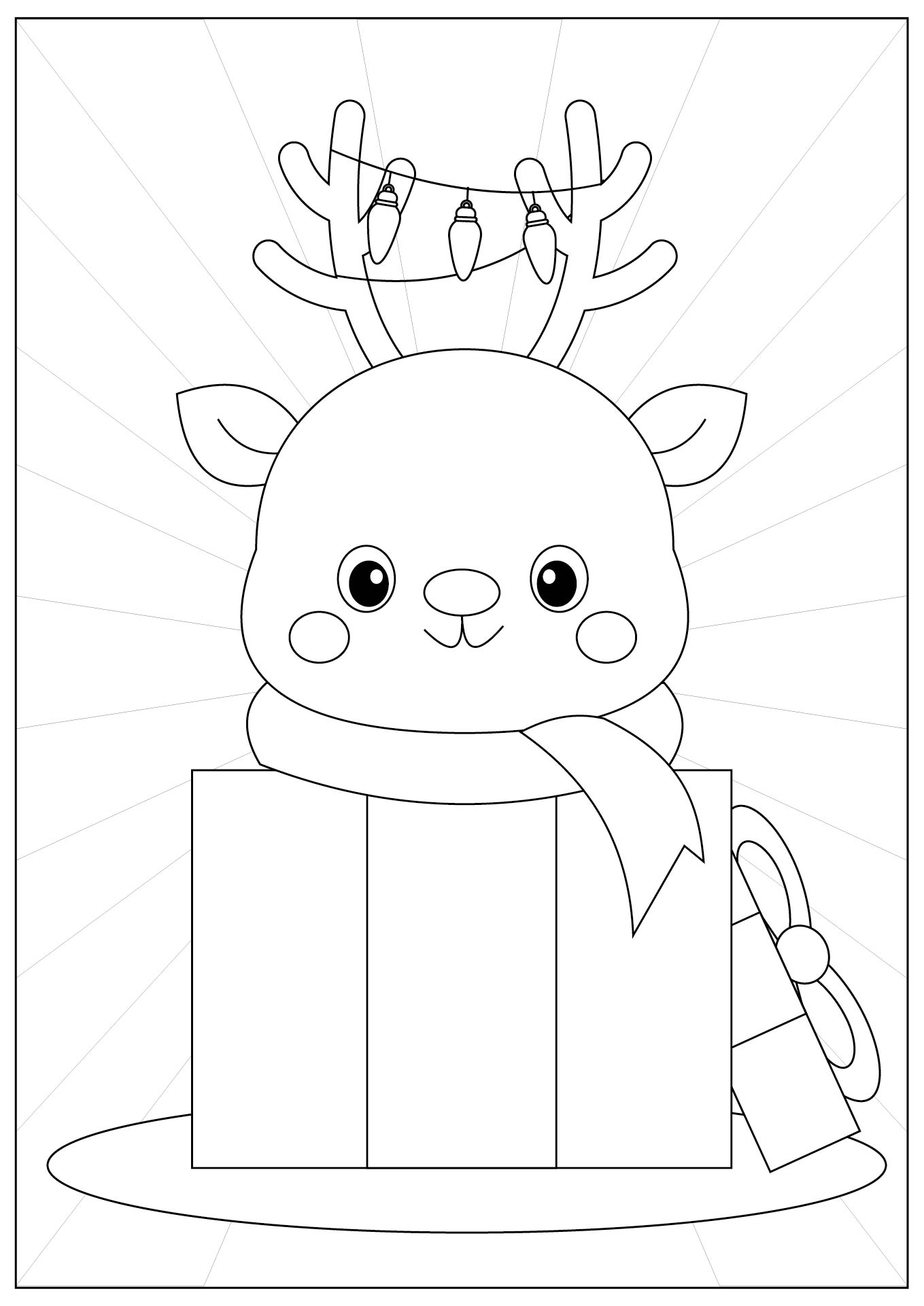Reindeer Coloring Pages for Kids Reindeer Coloring Pages for Kids