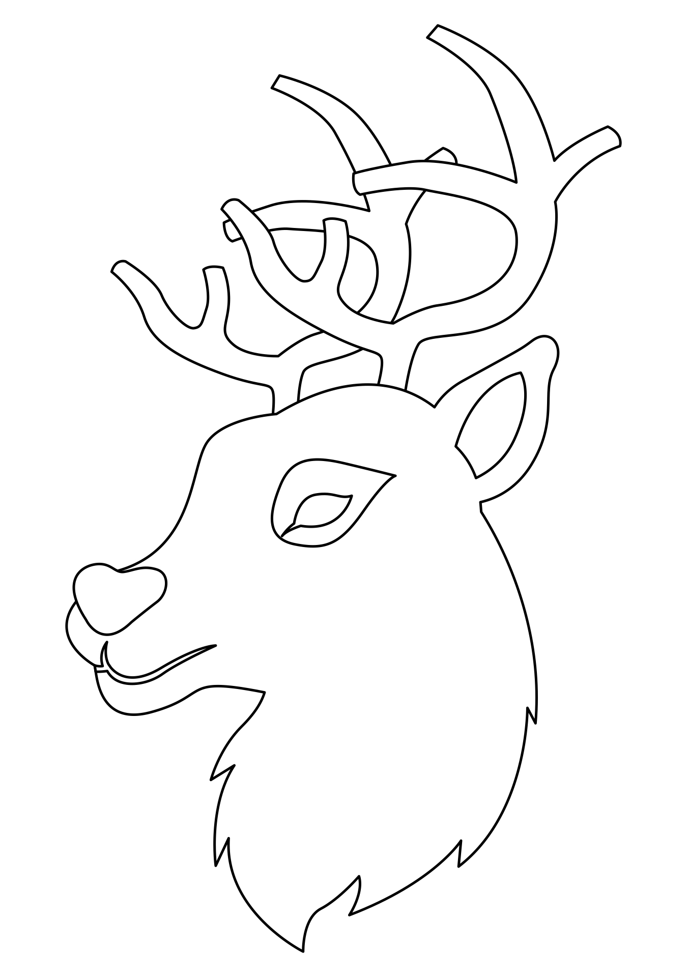 Reindeer Holiday Coloring Sheets Reindeer Holiday Coloring Sheets