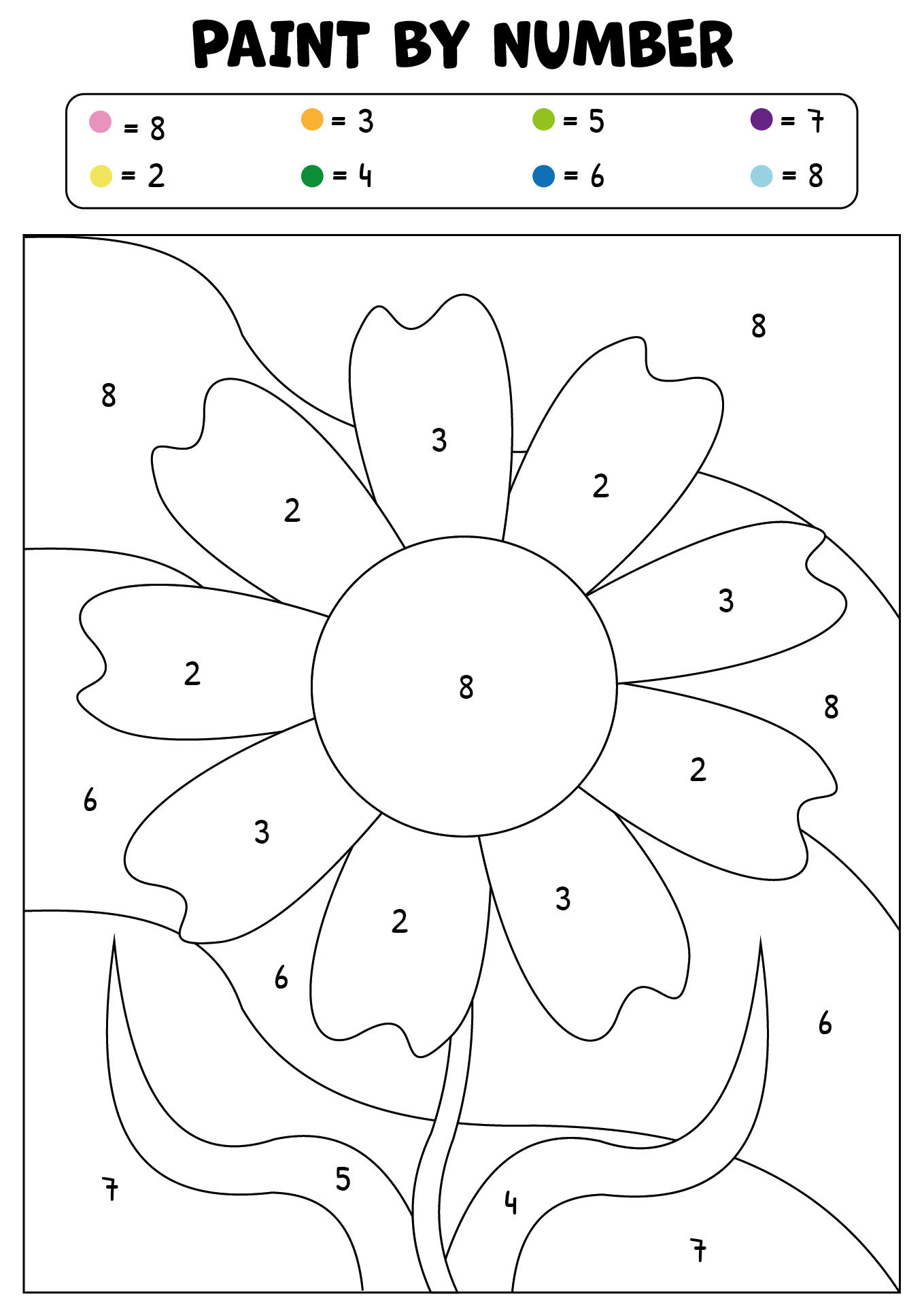 Simple Paint by Number Projects