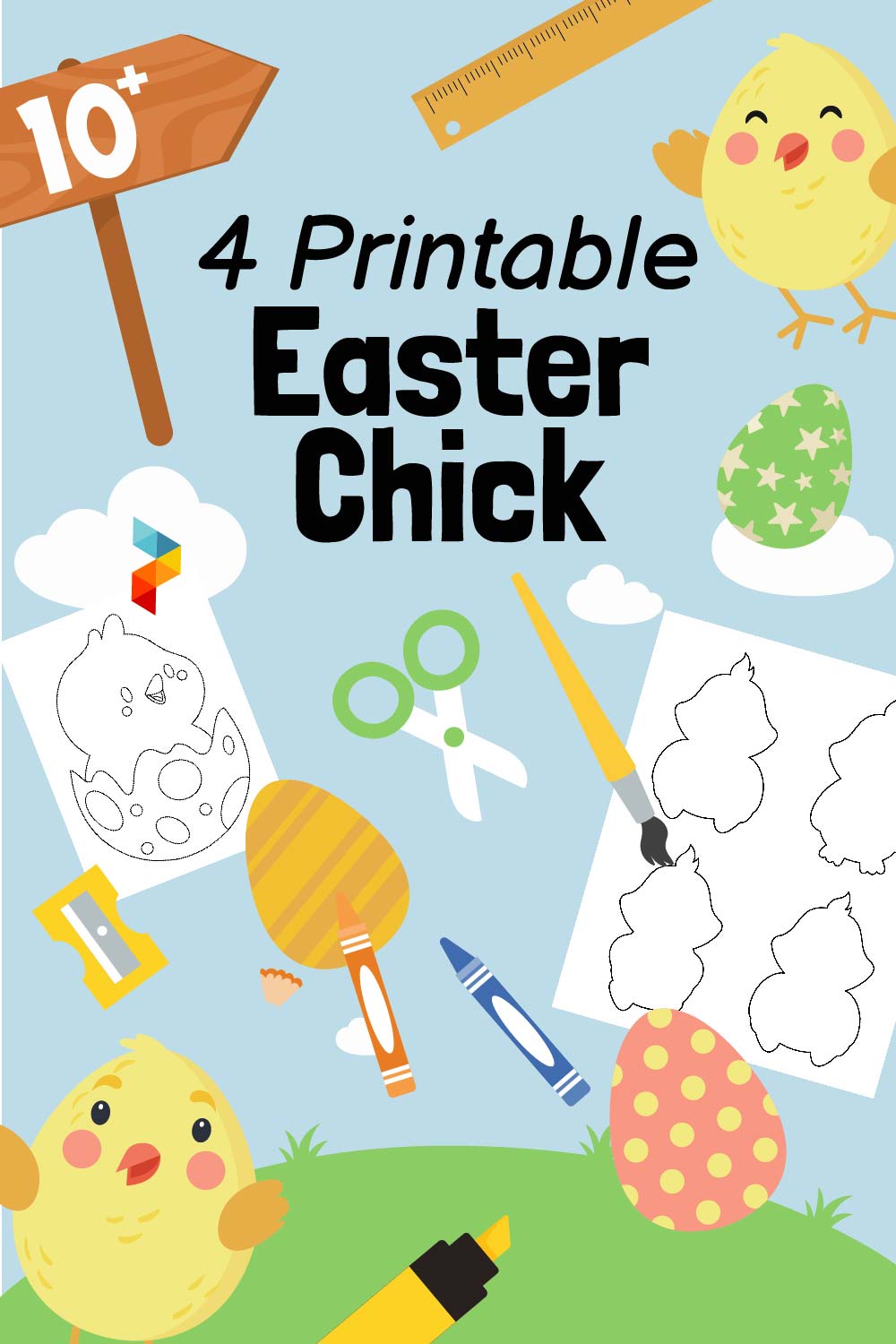 4  Easter Chick