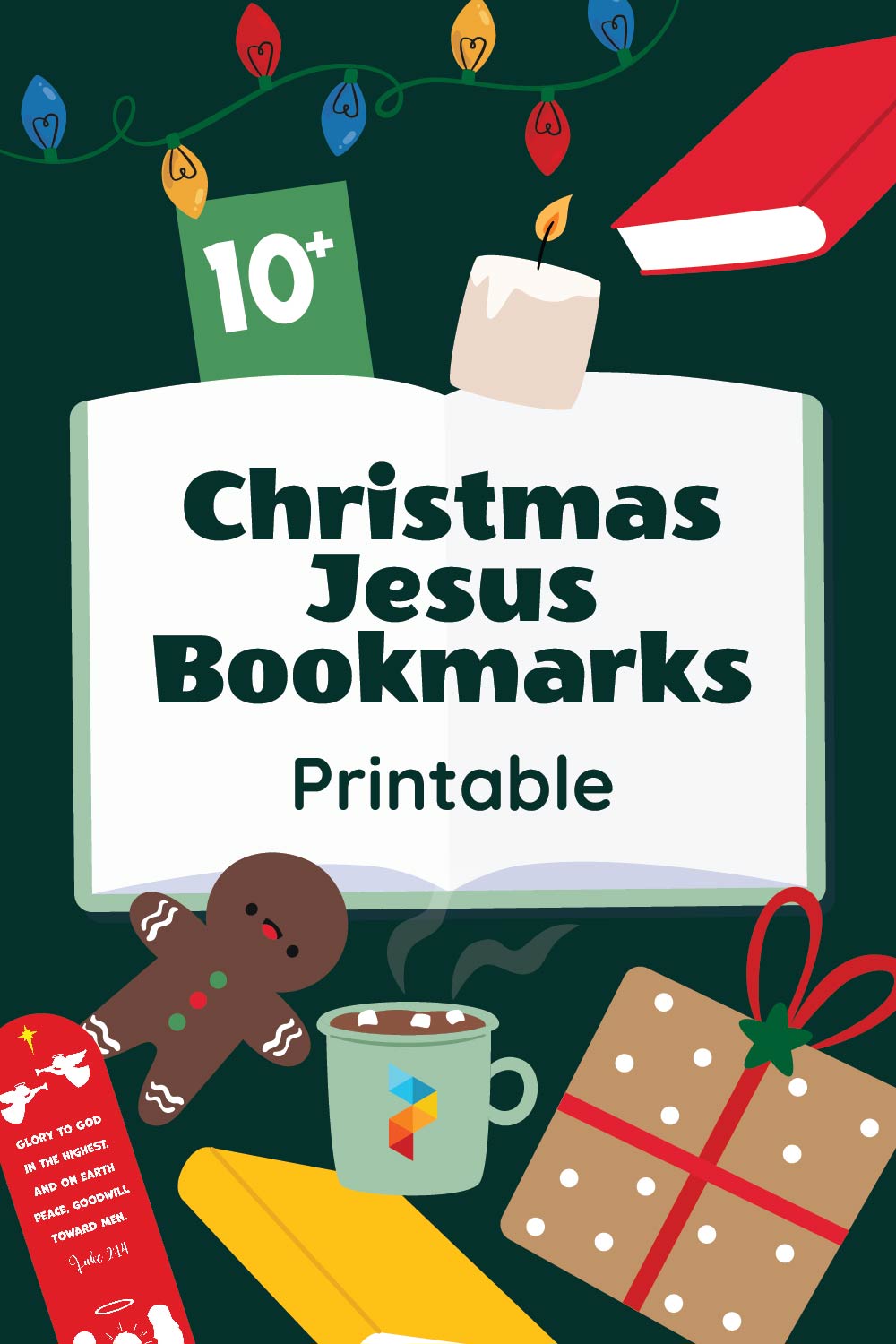Christmas Jesus Bookmarks Christmas Jesus Bookmarks