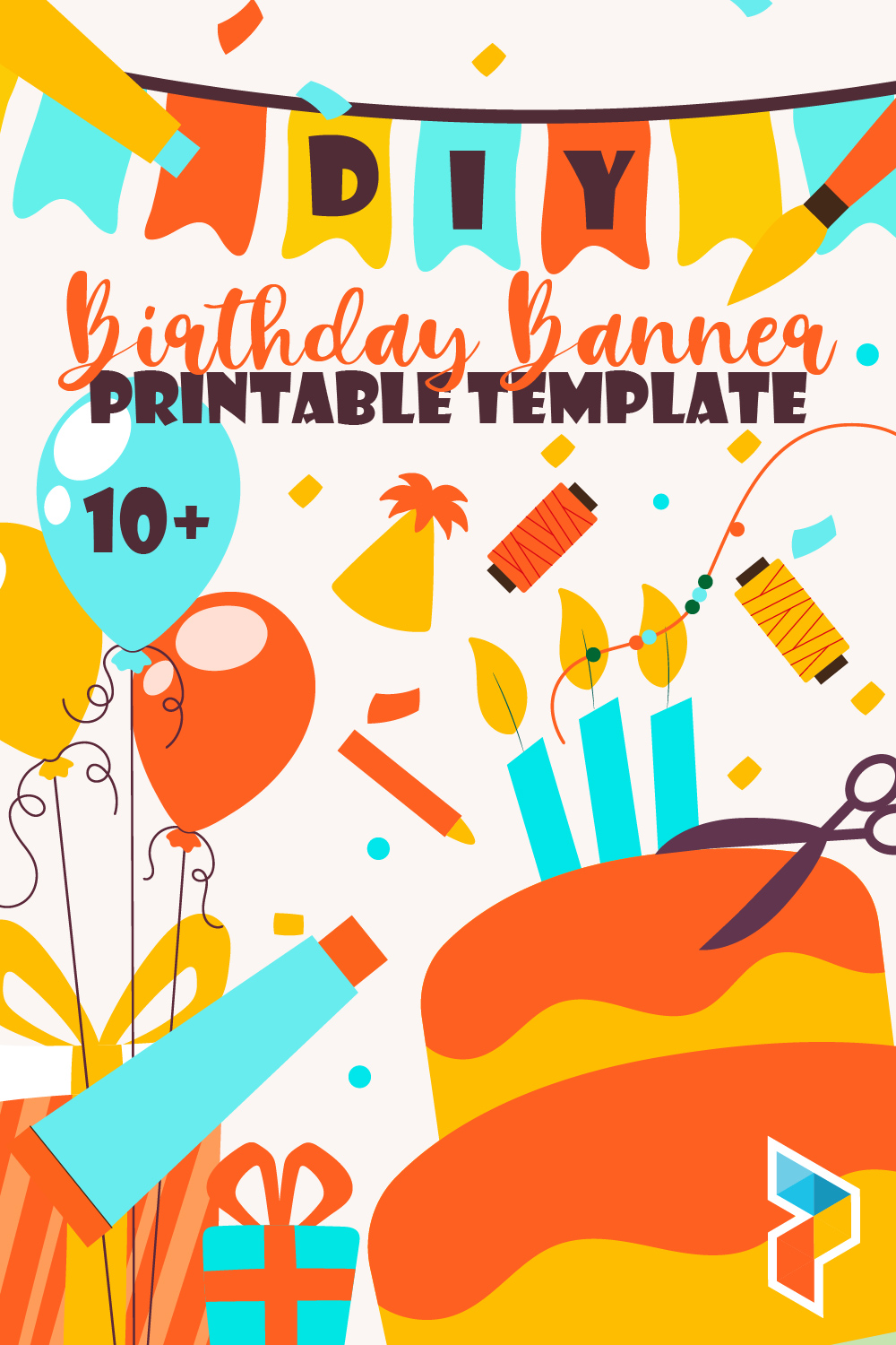 DIY Birthday Banner Printable Template