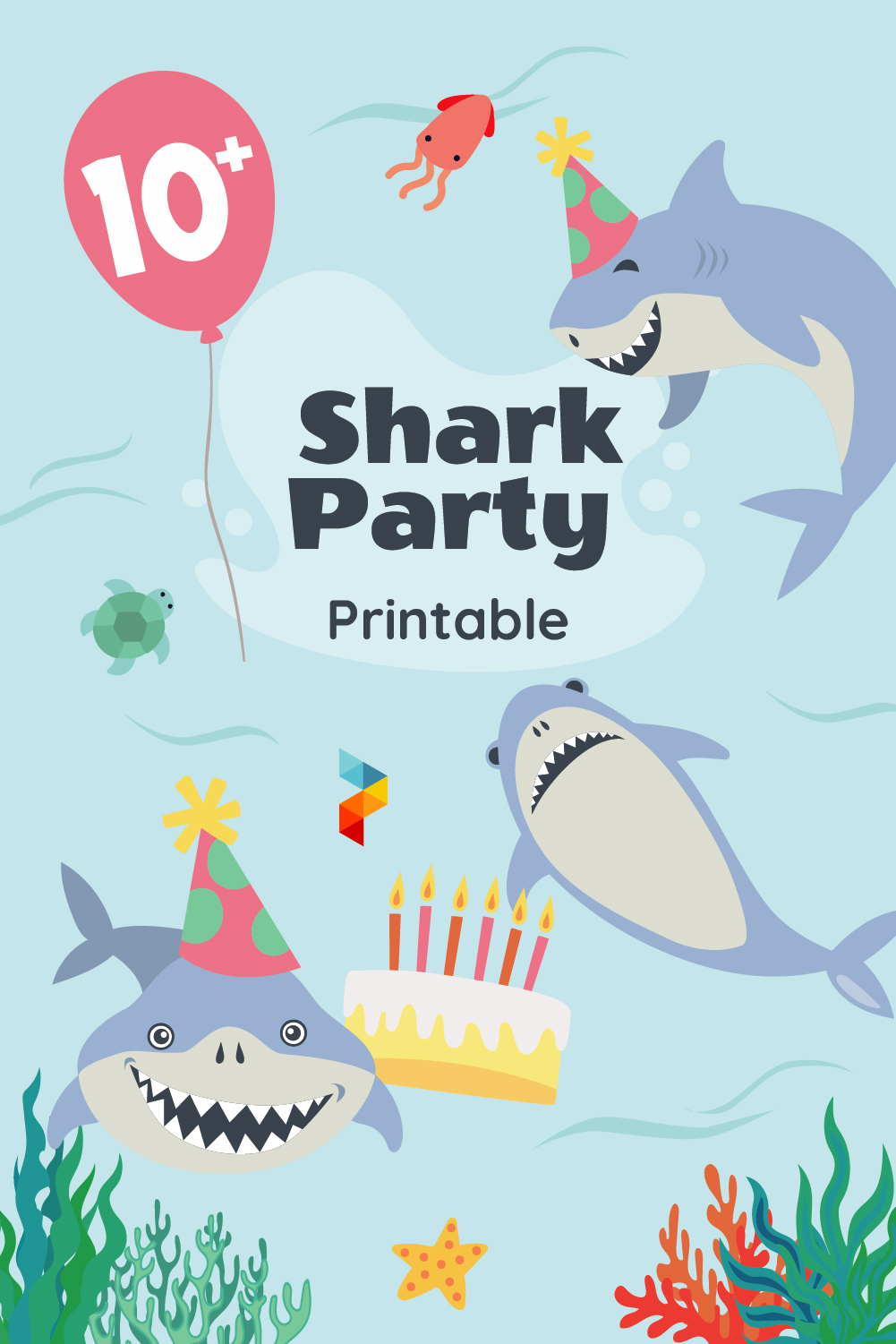 Shark Party Printables