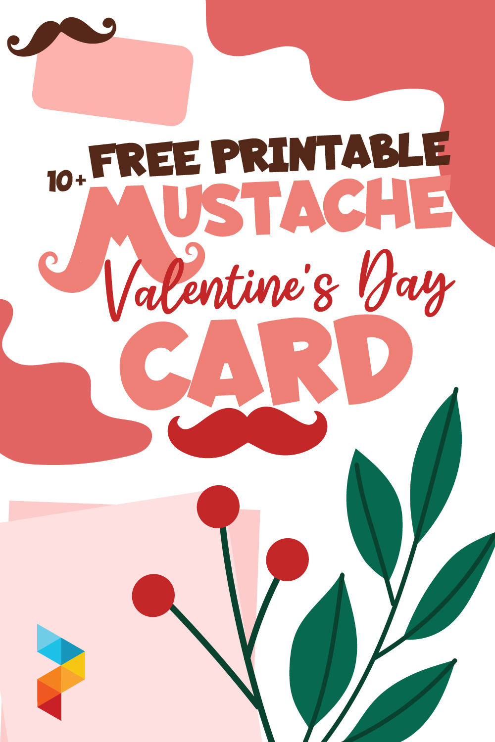 Mustache Valentine's Day Card Mustache Valentine's Day Card