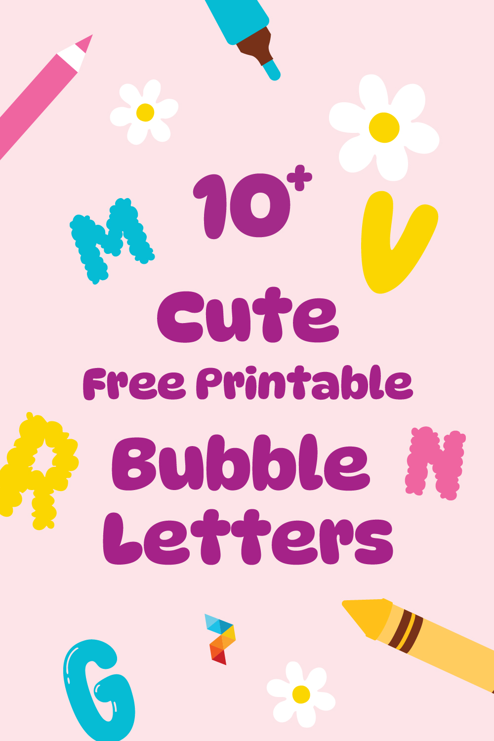 Cute  Bubble Letters