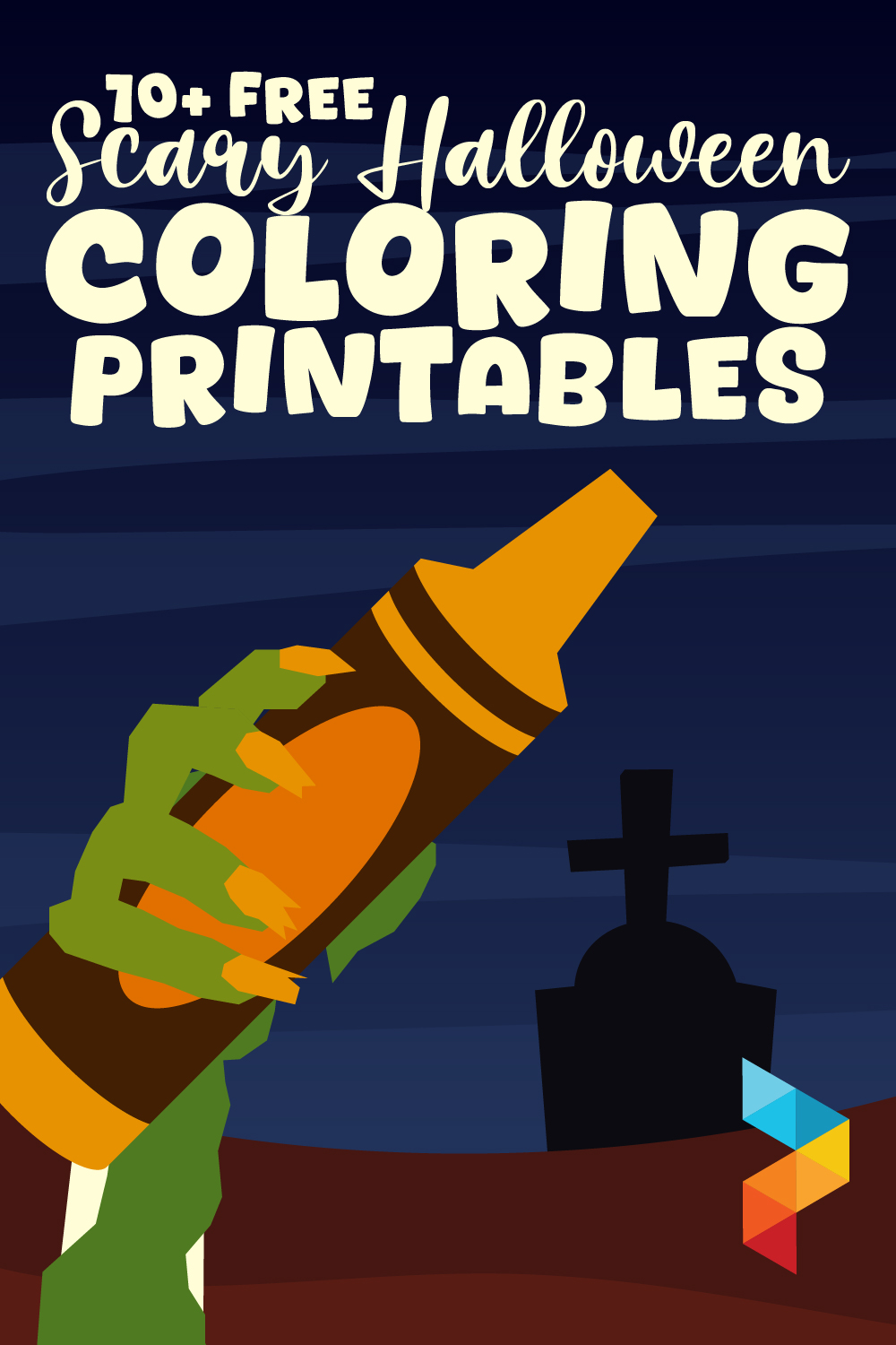 Scary Halloween Coloring Printables
