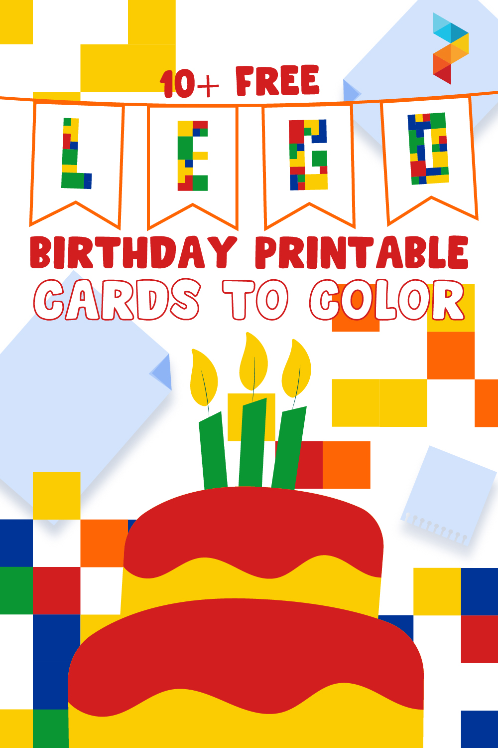 LEGO Birthday Cards To Color LEGO Birthday Cards To Color