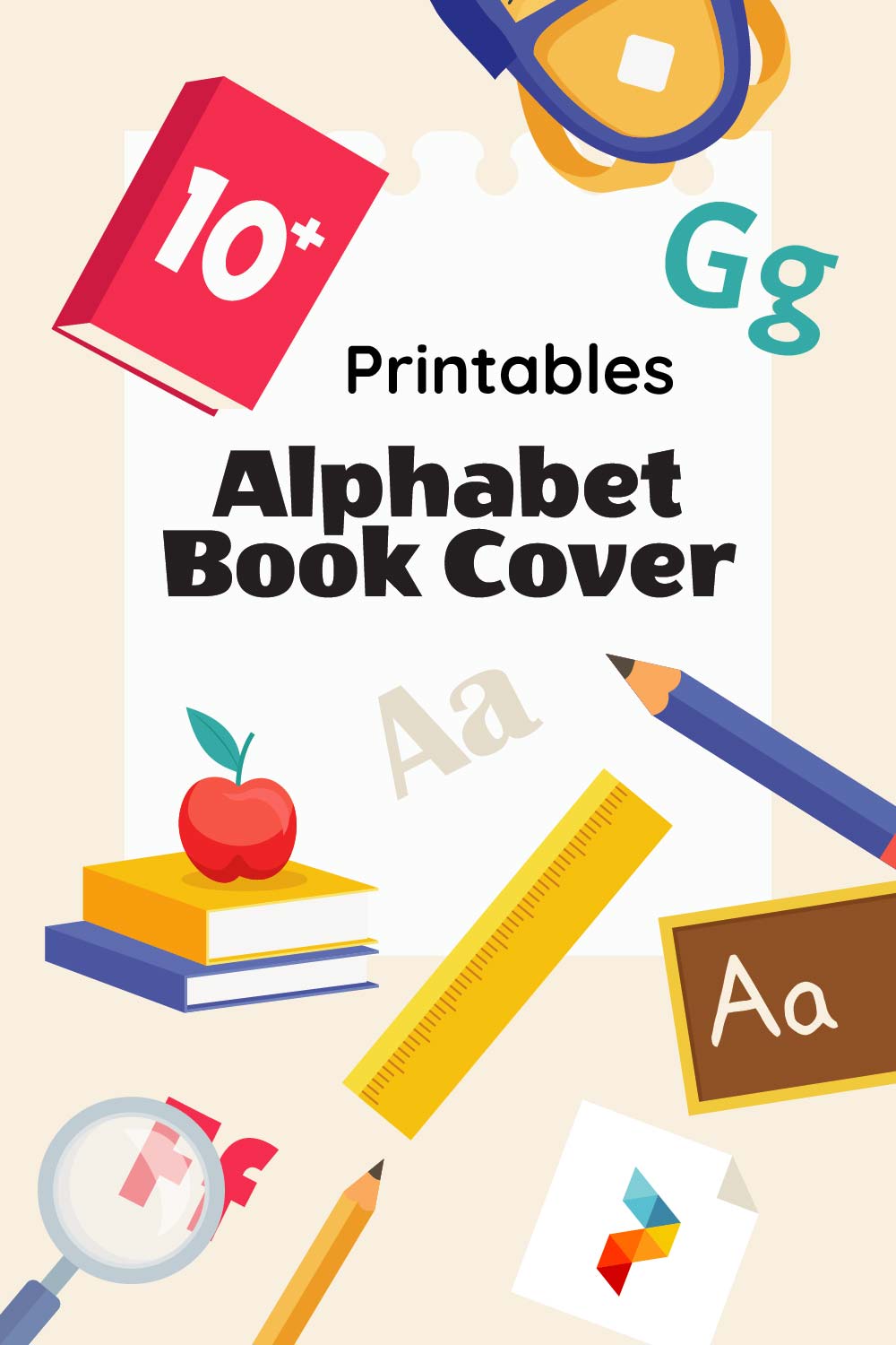 Printable Alphabet Book Cover