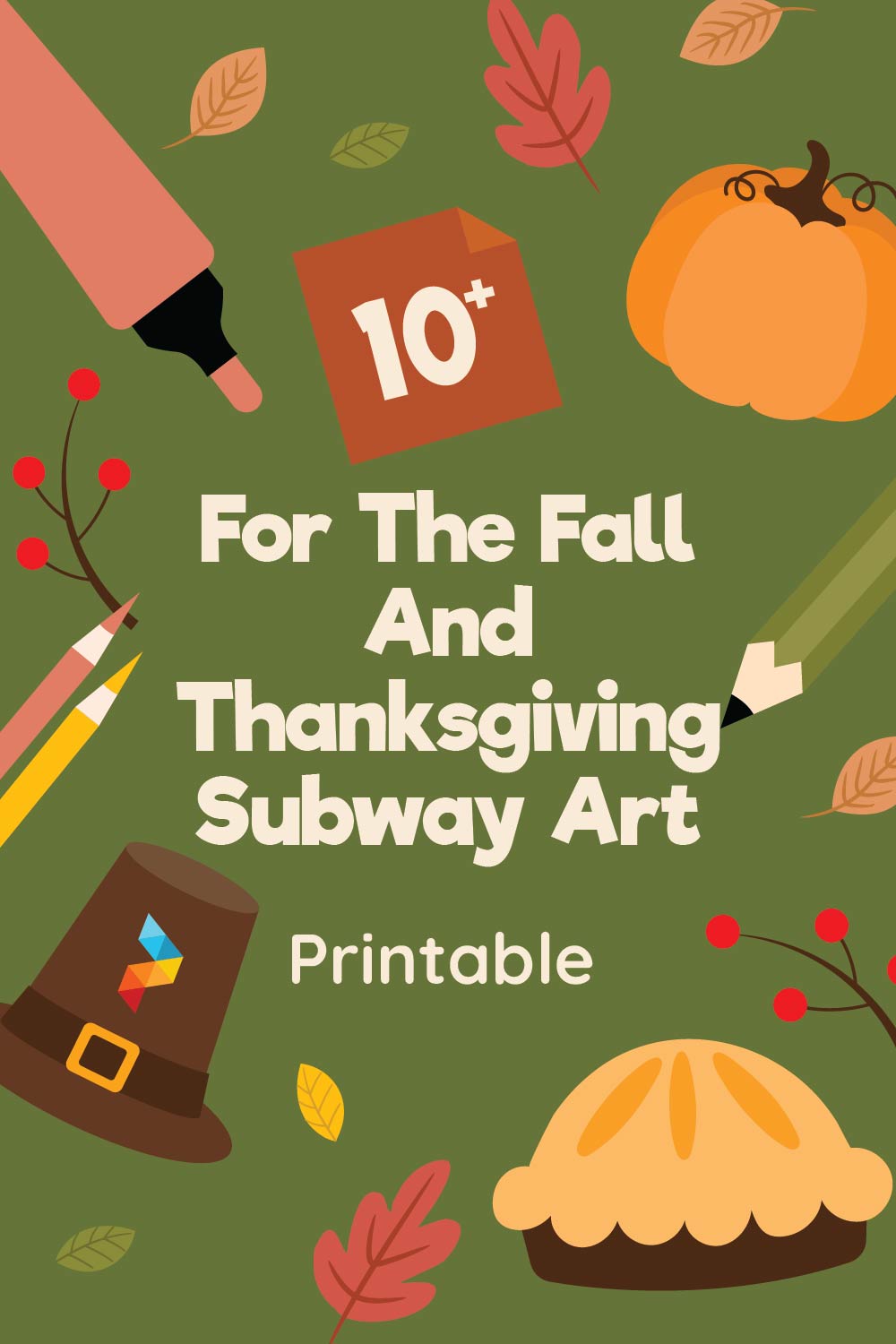 For The Fall And Thanksgiving Subway Art For The Fall And Thanksgiving Subway Art
