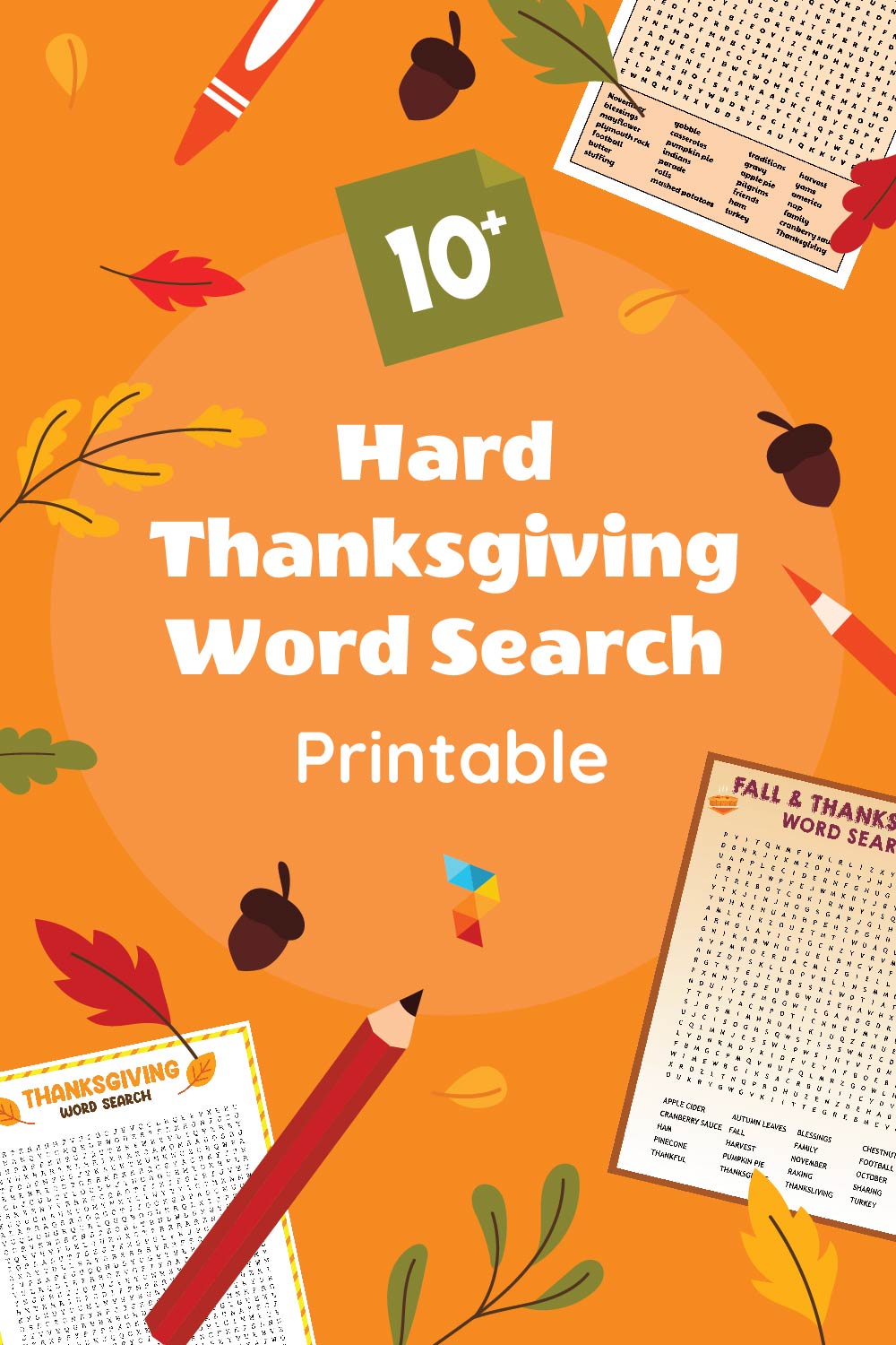 Hard Thanksgiving Word Search Hard Thanksgiving Word Search