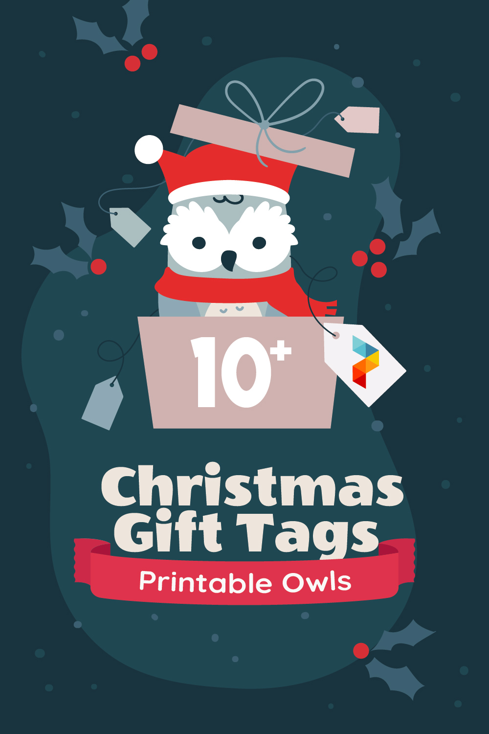 Christmas Gift Tags  Printable Owls