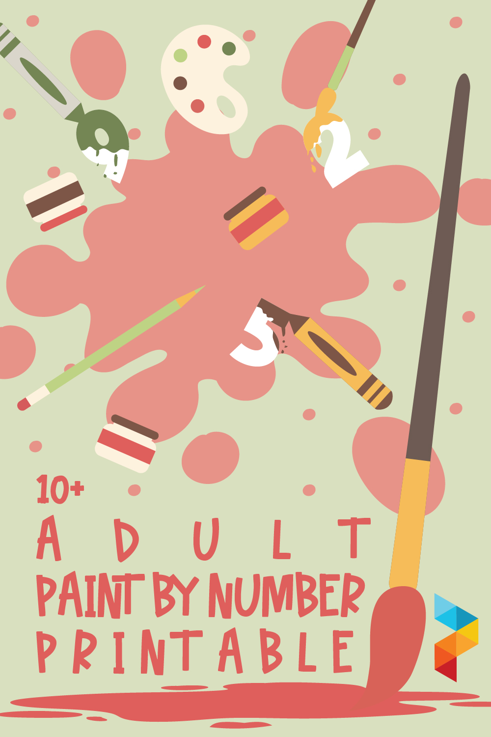 Adult Paint by Number Printable
