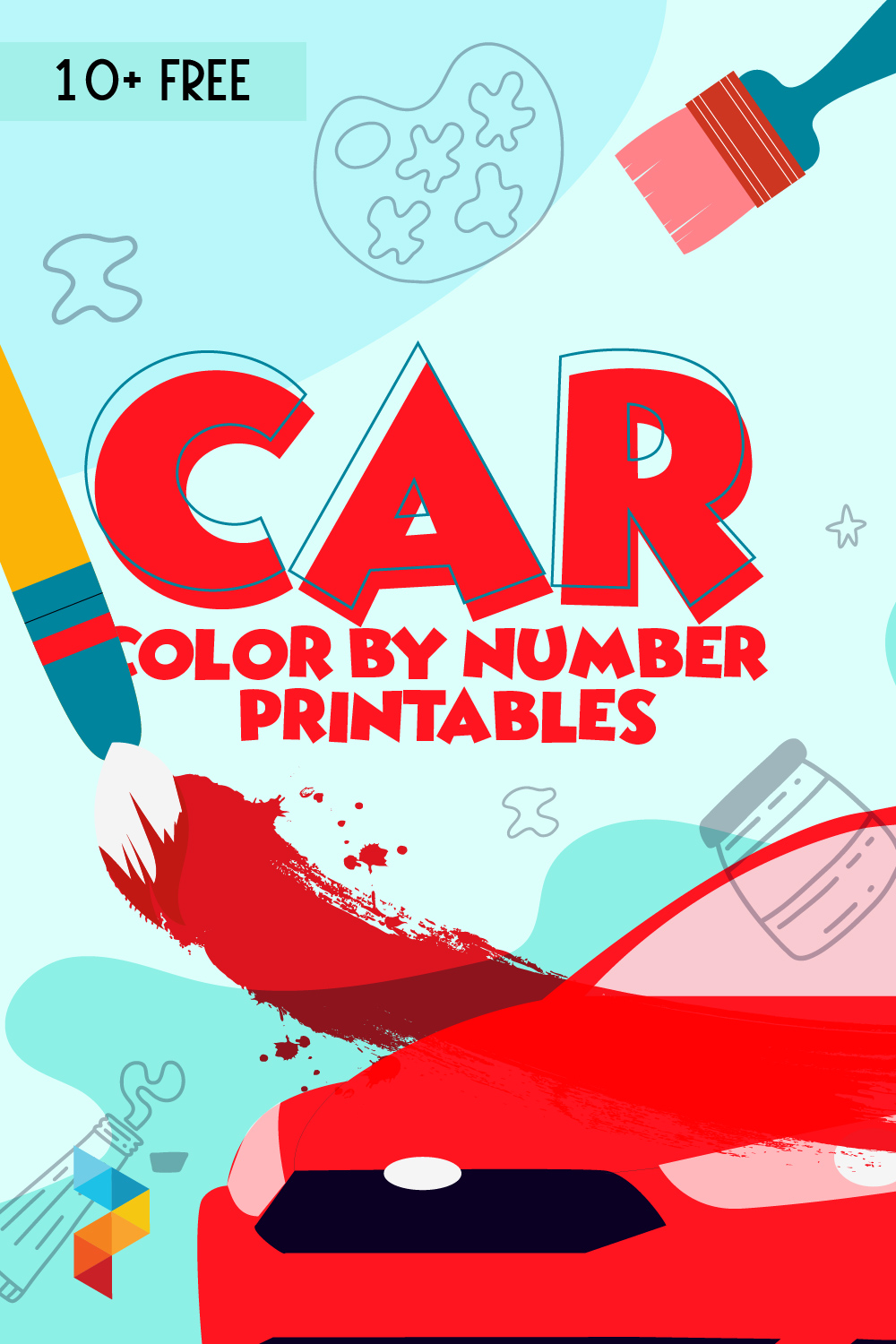 Car Color By Number Car Color By Number