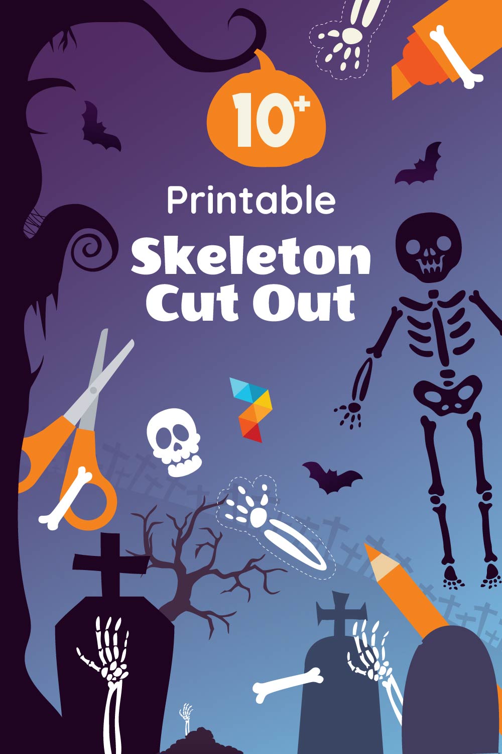Printable Skeleton Cut Out
