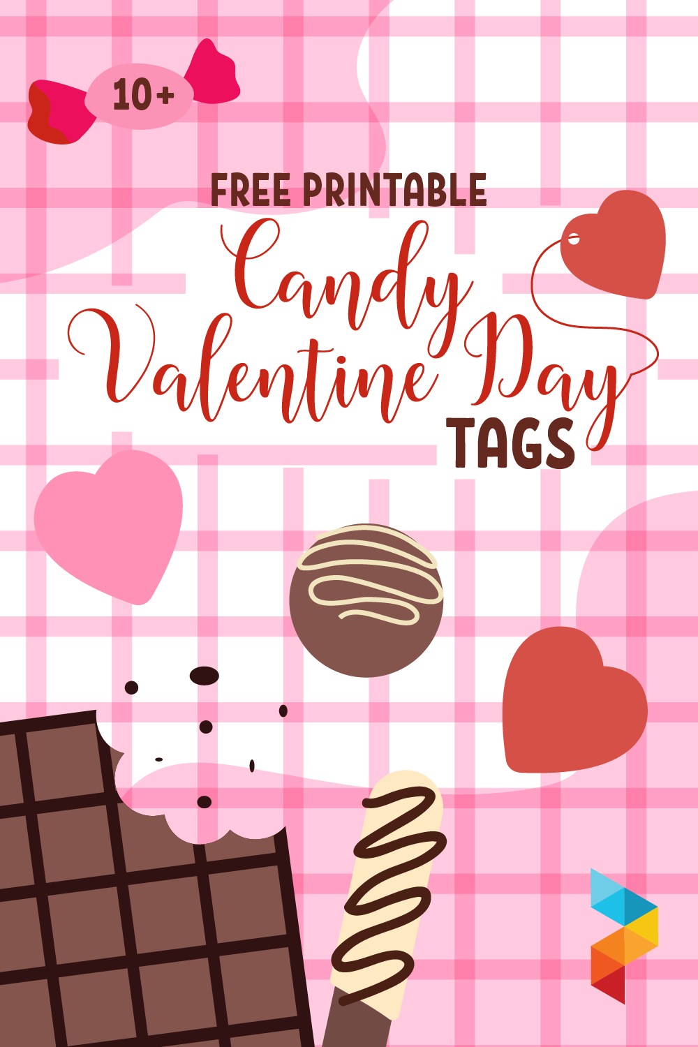 Candy Valentine Day Tags Candy Valentine Day Tags