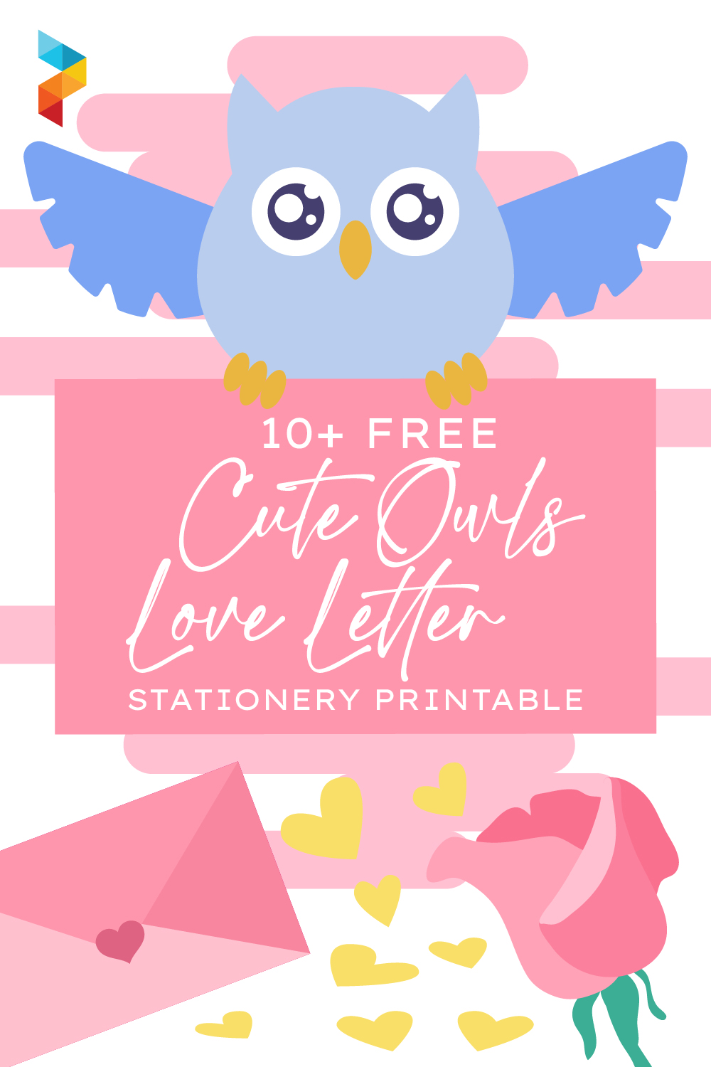 Cute Owls Love Letter Stationery Cute Owls Love Letter Stationery
