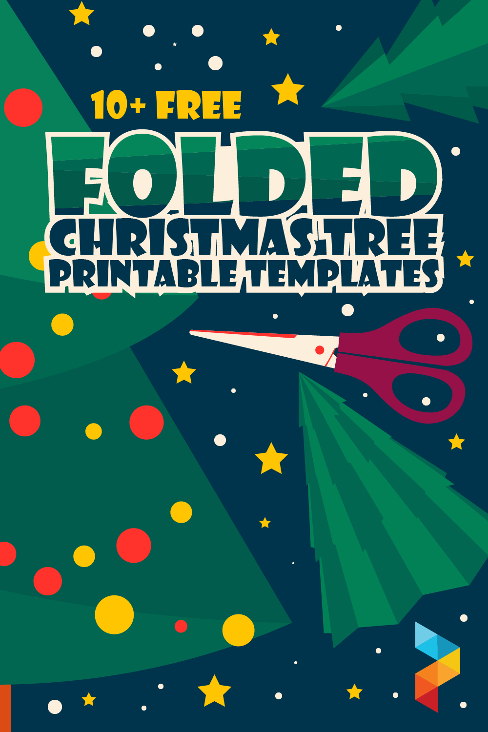 Folded Christmas Tree Printable Templates