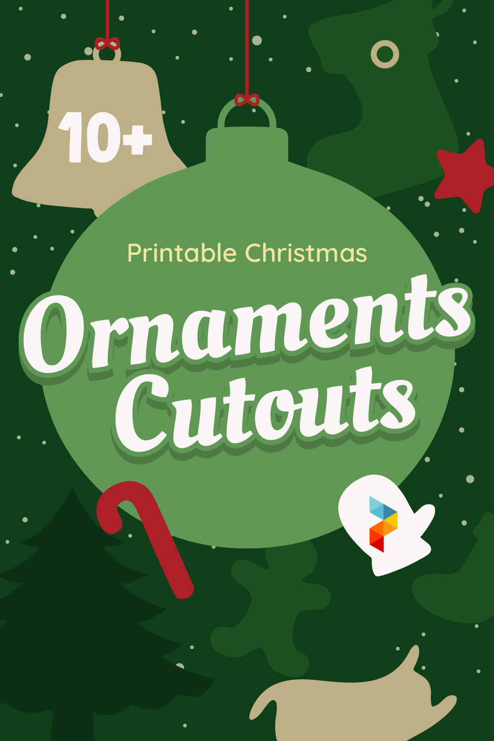  Printable Christmas Ornaments Cutouts