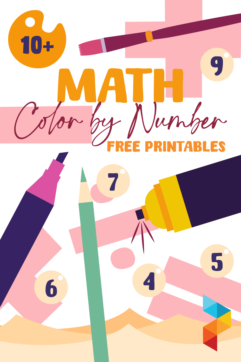 Math Color by Number Printables