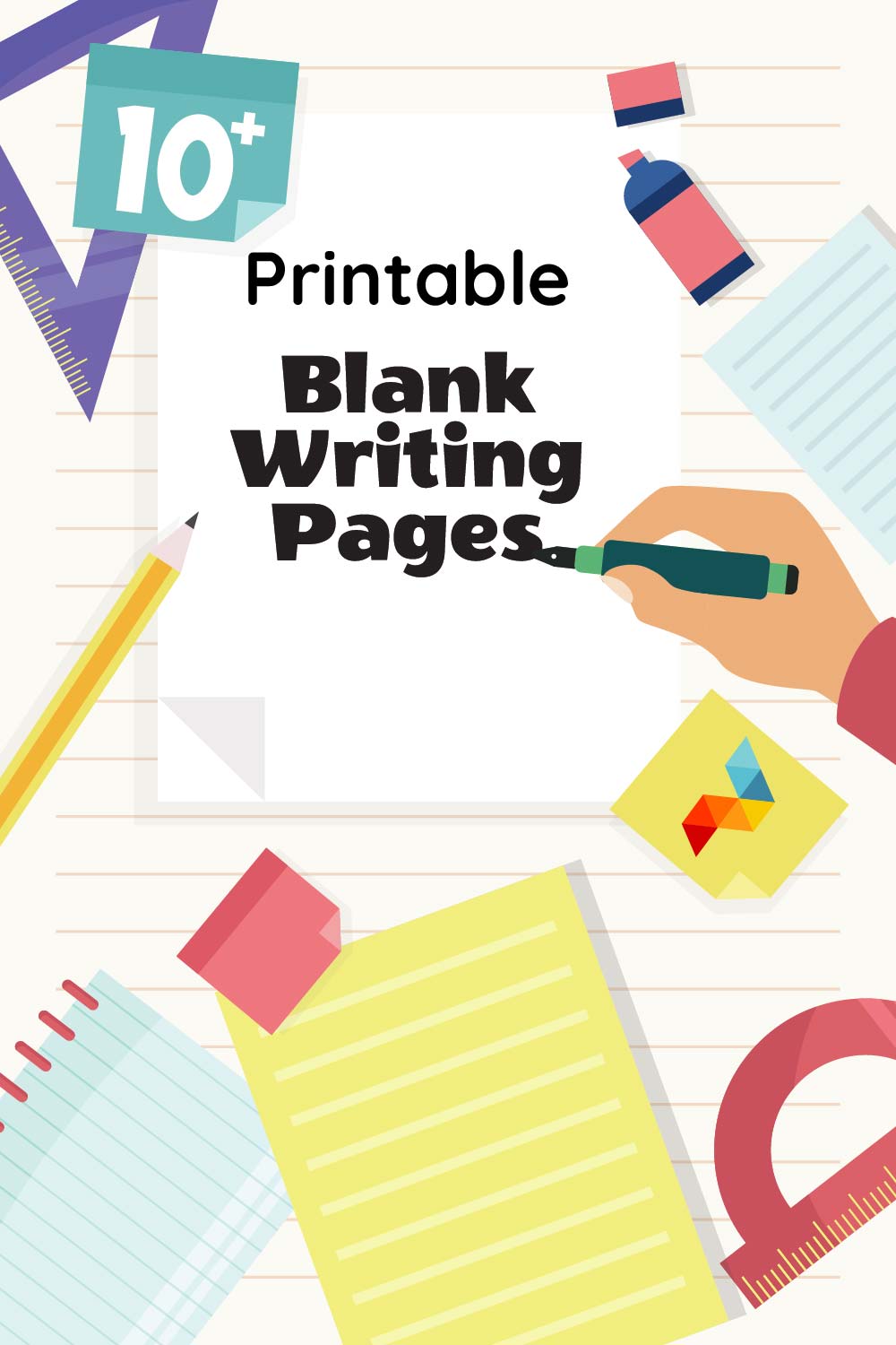 Printable Blank Writing Pages