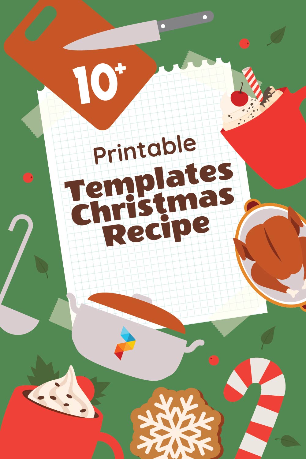 Templates Christmas Recipe Templates Christmas Recipe