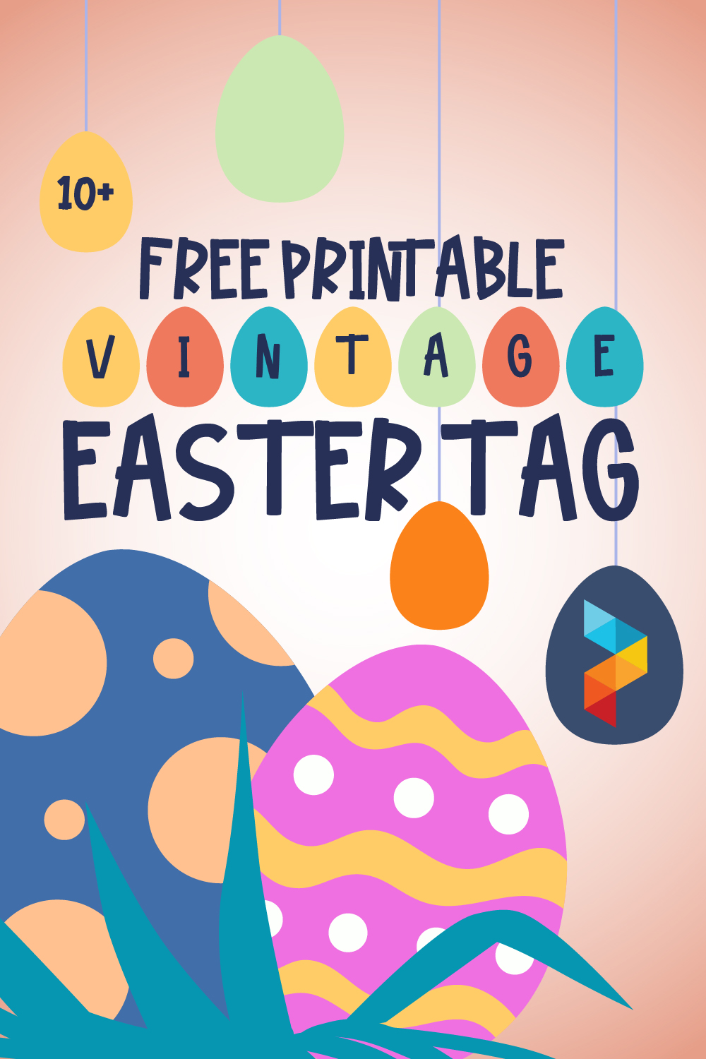 Vintage Easter Tag Printable