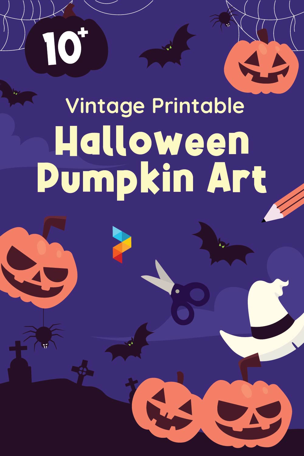 Vintage Halloween Pumpkin Art Vintage Halloween Pumpkin Art