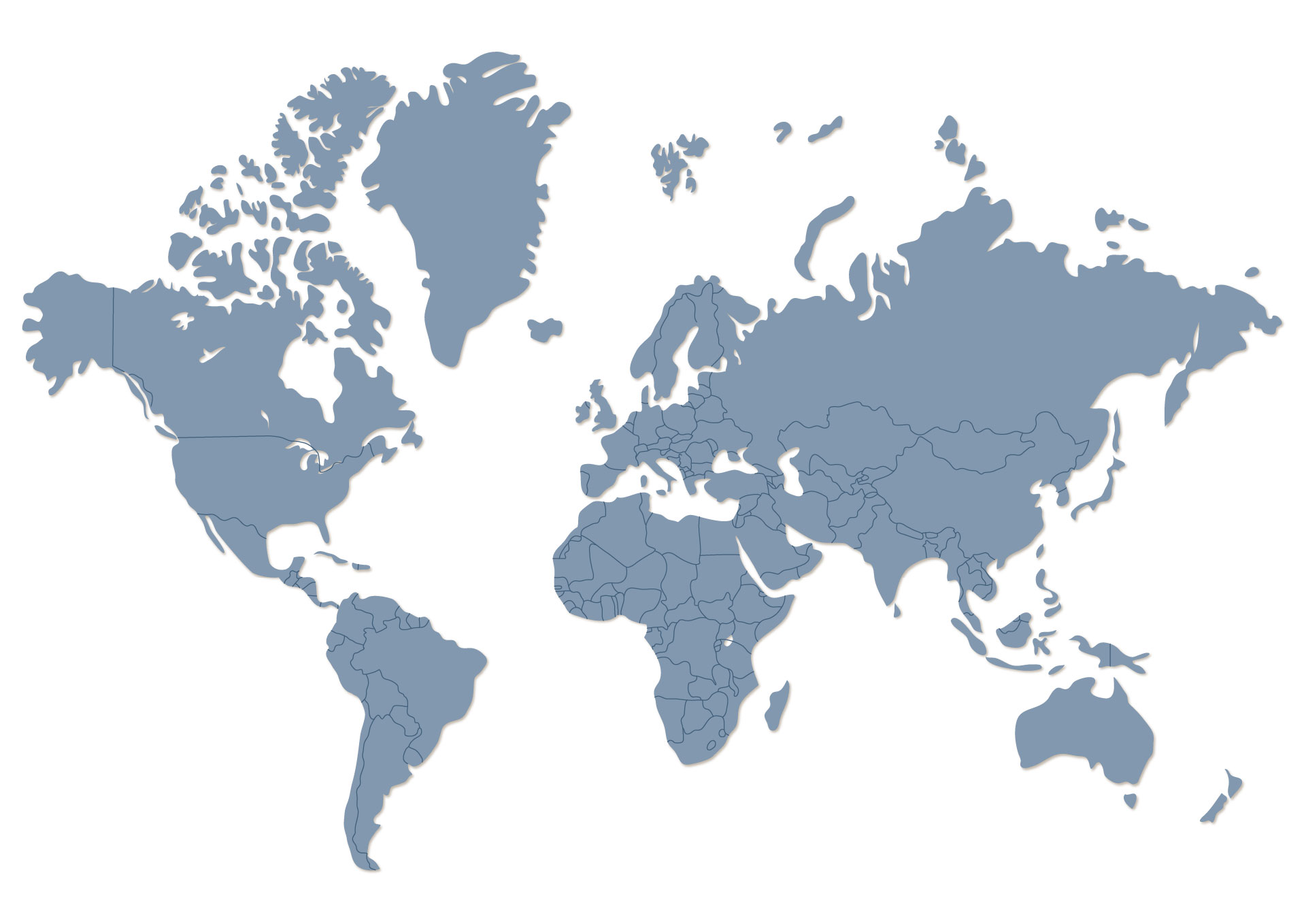 A4 Size World Map Printable for Students