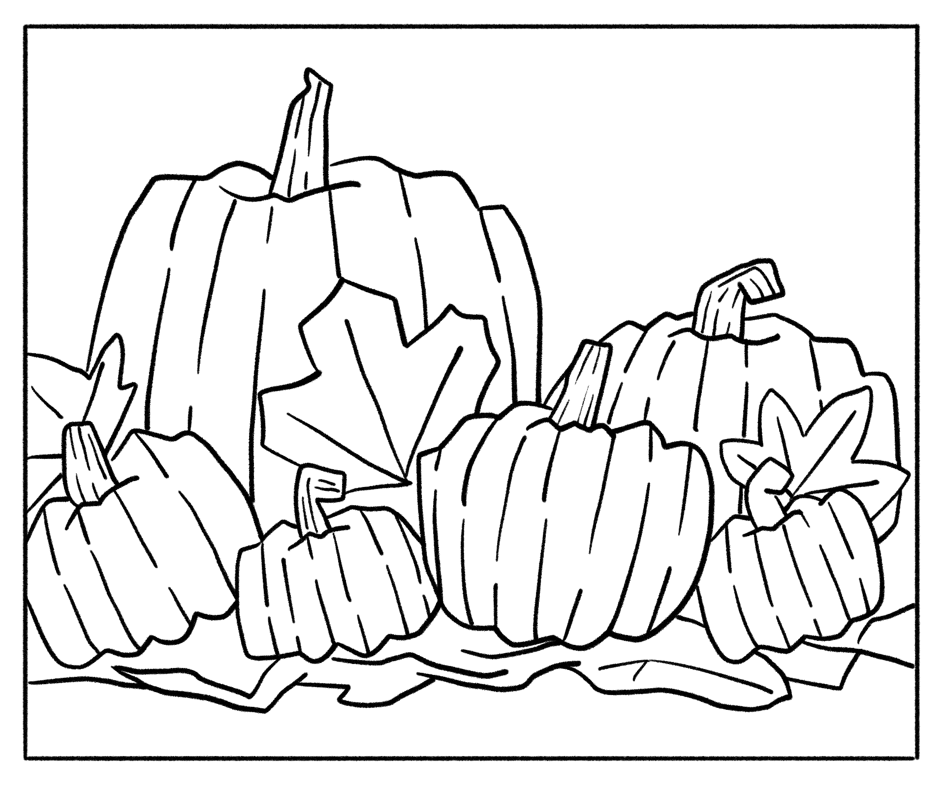 Autumn Pumpkin Coloring Sheets Printable for Kids Autumn Pumpkin Coloring Sheets Printable for Kids