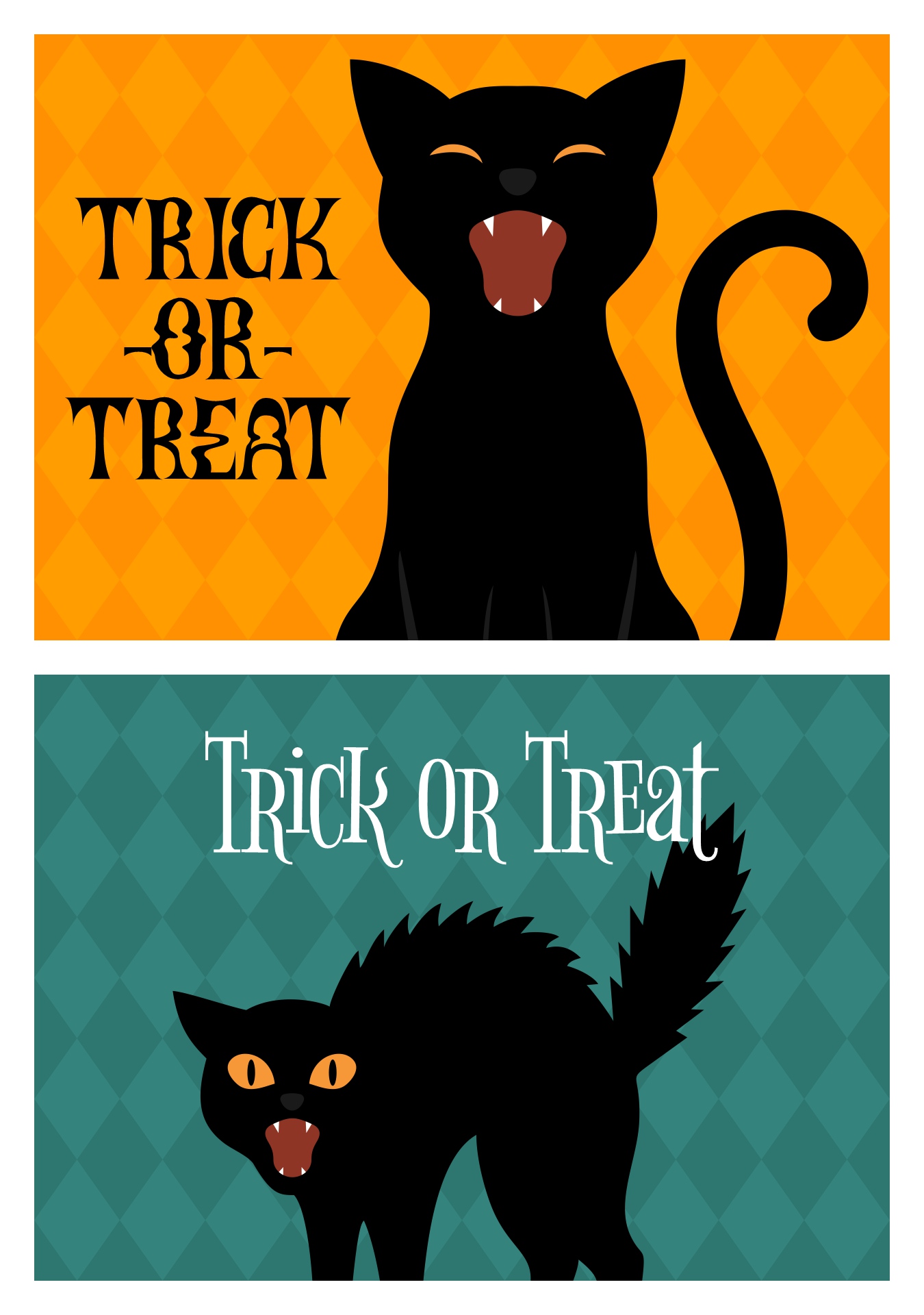 Black Cat Halloween Food Labels Printable Black Cat Halloween Food Labels Printable