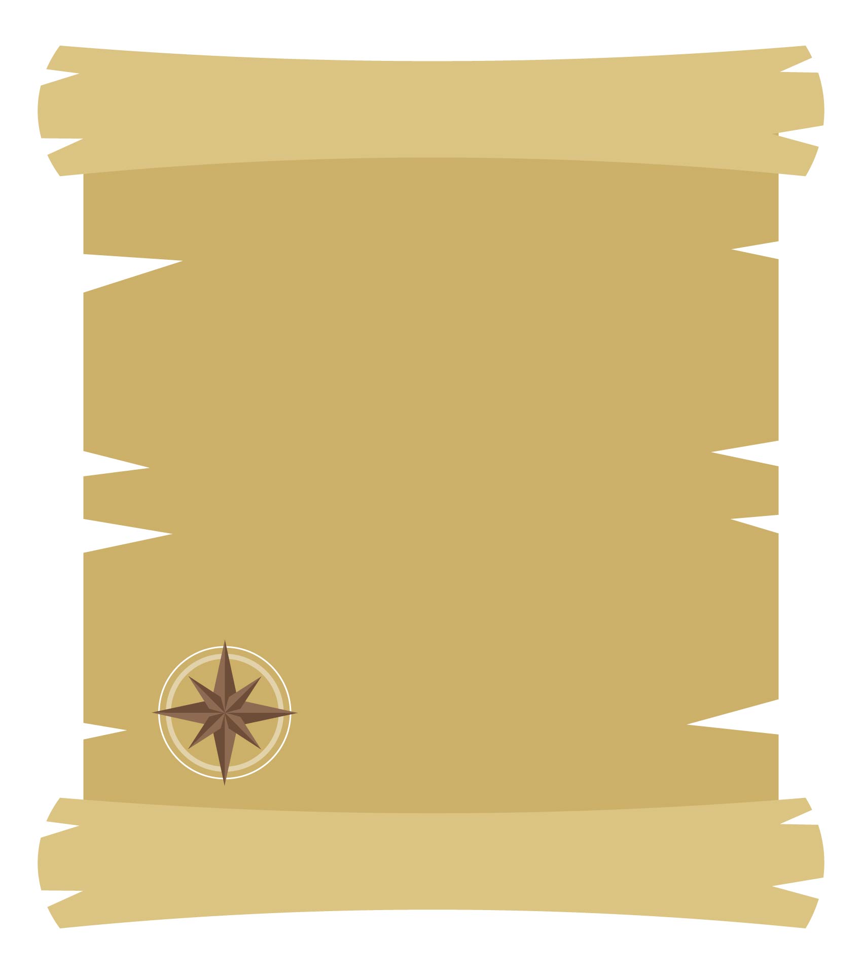 Blank Printable Treasure Map for Children