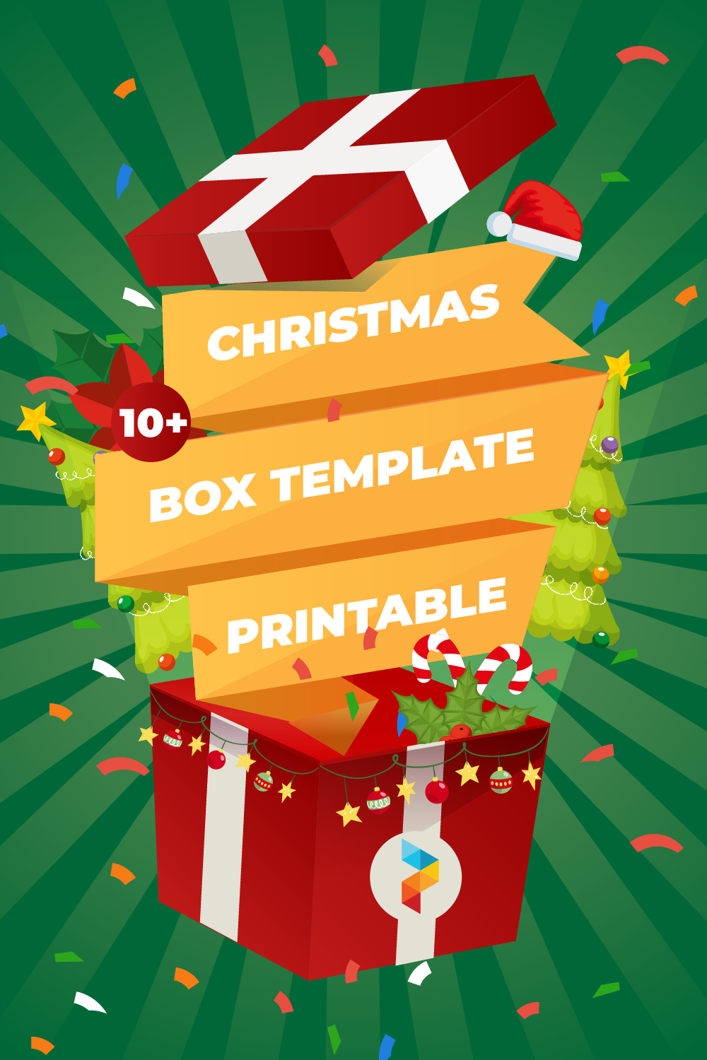 Christmas Box Template Christmas Box Template